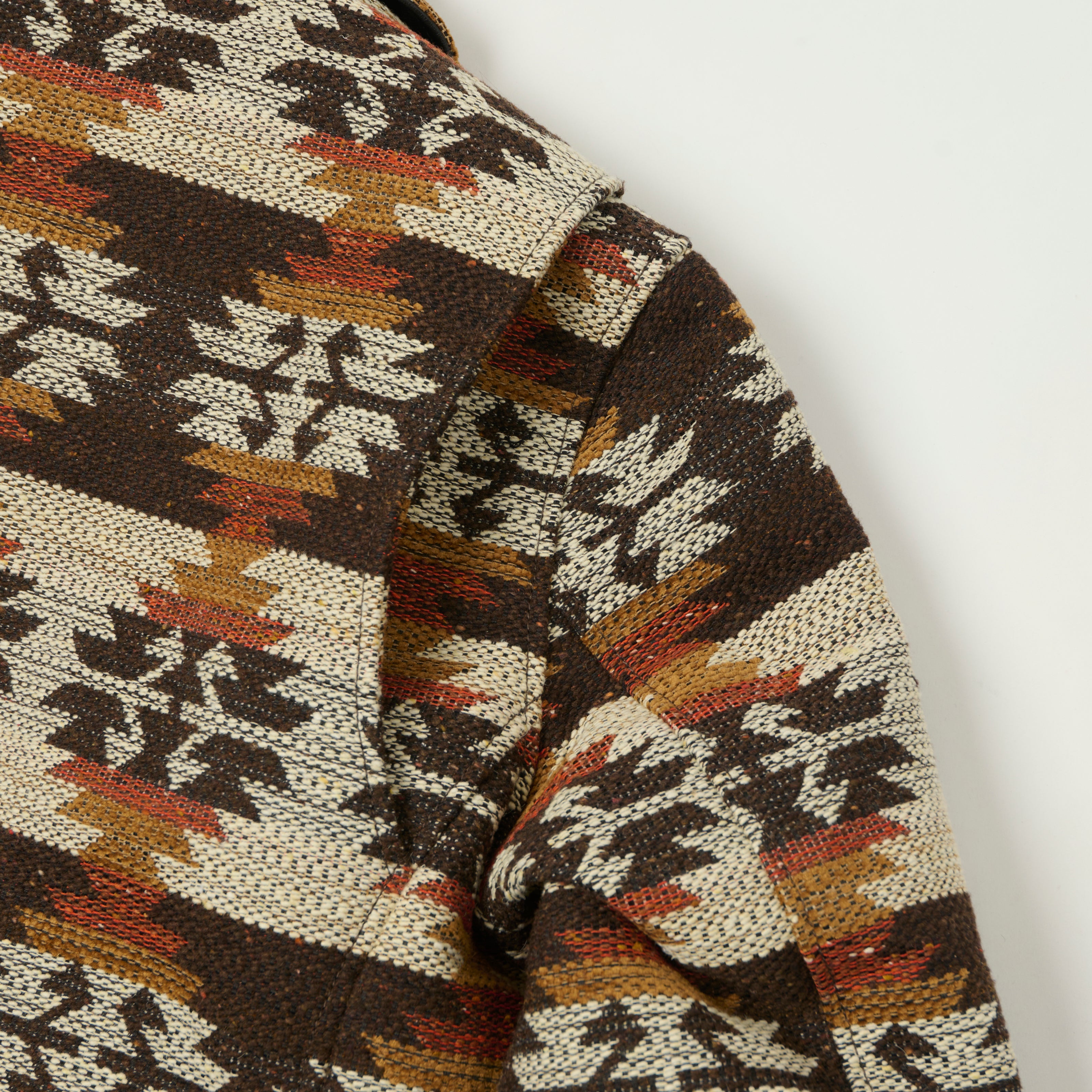 Shangri-La Heritage 'Varenne' Wool Kilim Jacket - Desert Navajo