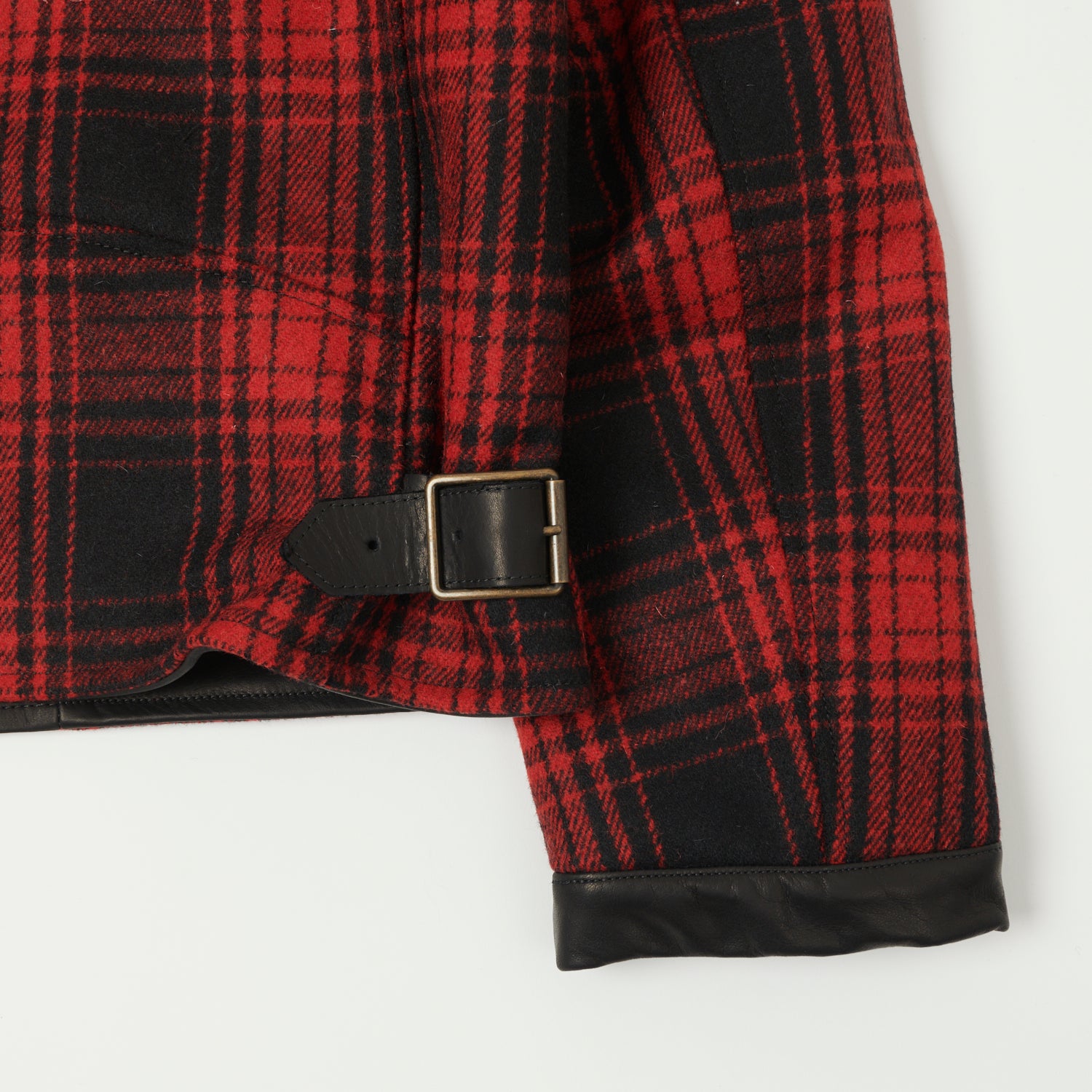 Shangri-La Heritage 'Varenne' Melton Wool Jacket - Red Tartan
