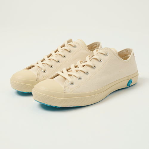 Shoes Like Pottery Low Canvas Trainer - White