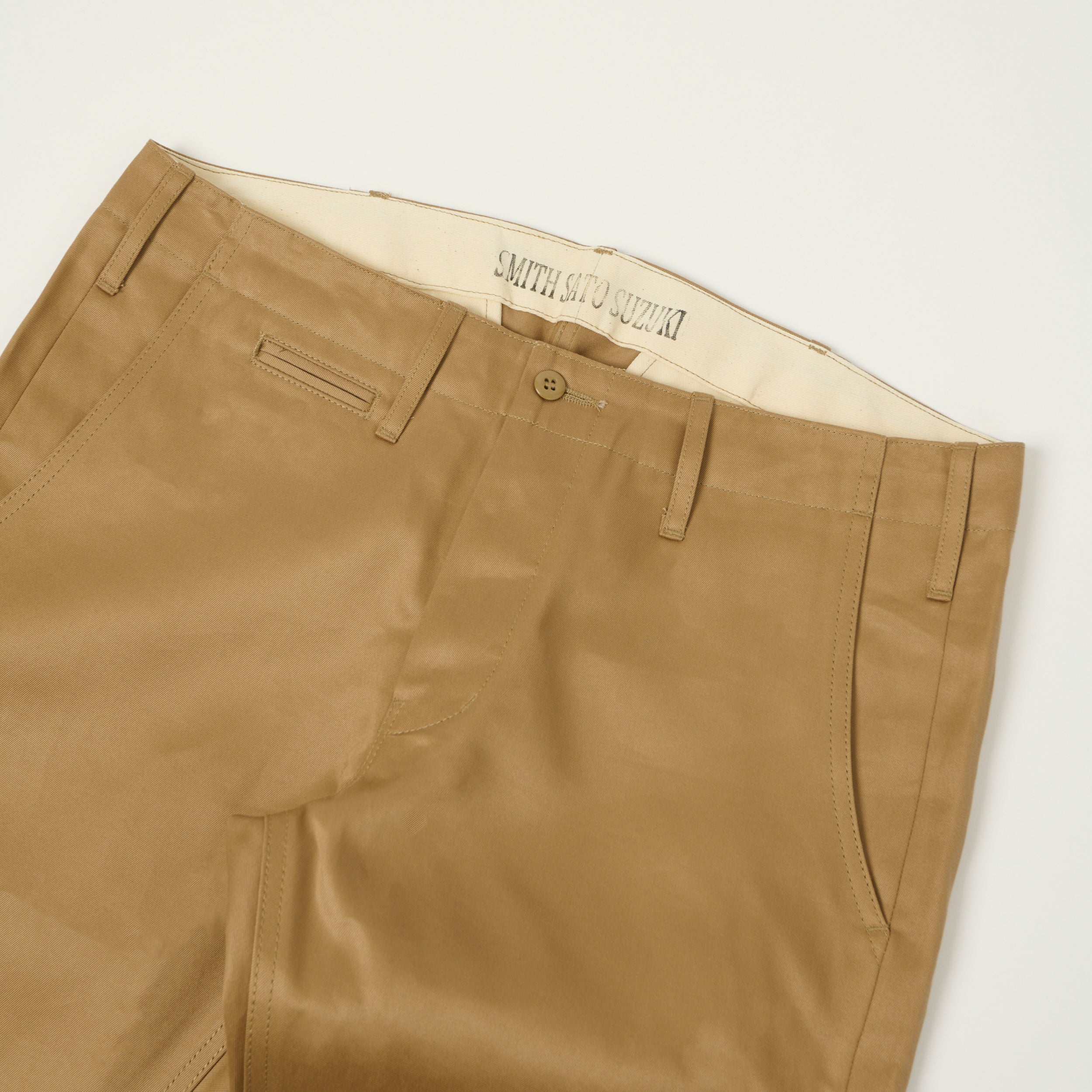 Smith Sato Suzuki E1707 Relaxed Tapered Chino - Khaki