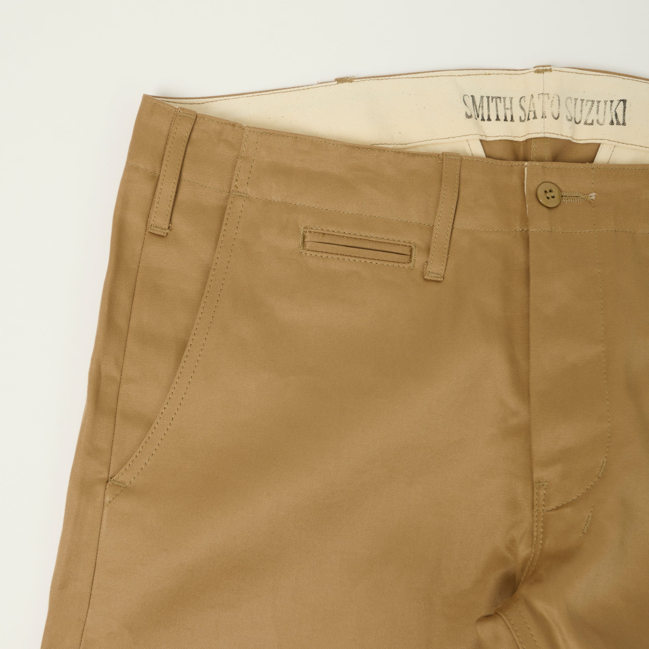 Smith Sato Suzuki E1707 Relaxed Tapered Chino - Khaki