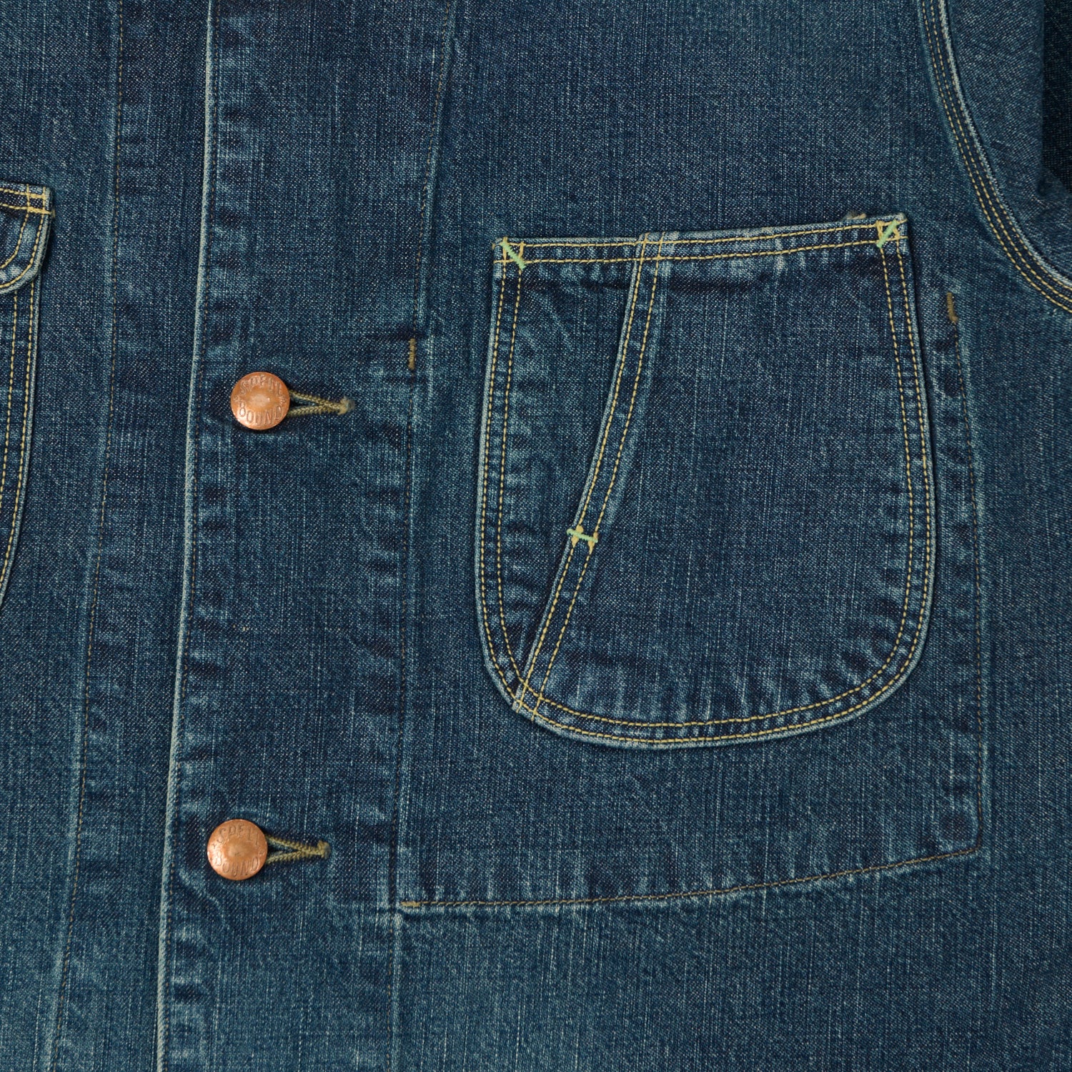 Spellbound Authentic 10.5oz Denim Coverall Jacket - Used Wash