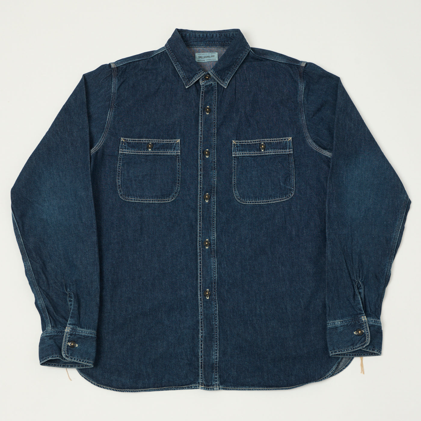 Spellbound Authentic 6oz Denim Work Shirt - Used Wash