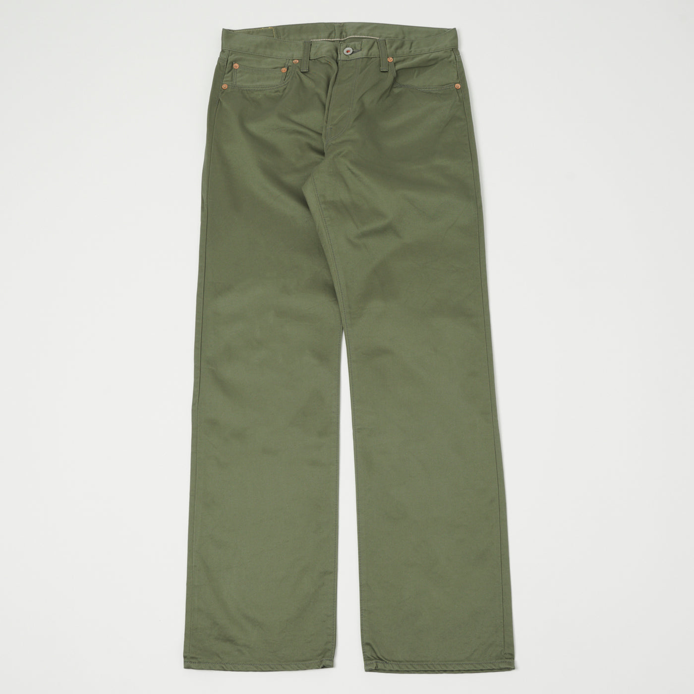 Spellbound Chino Cloth Regular Straight Jean - Olive Green