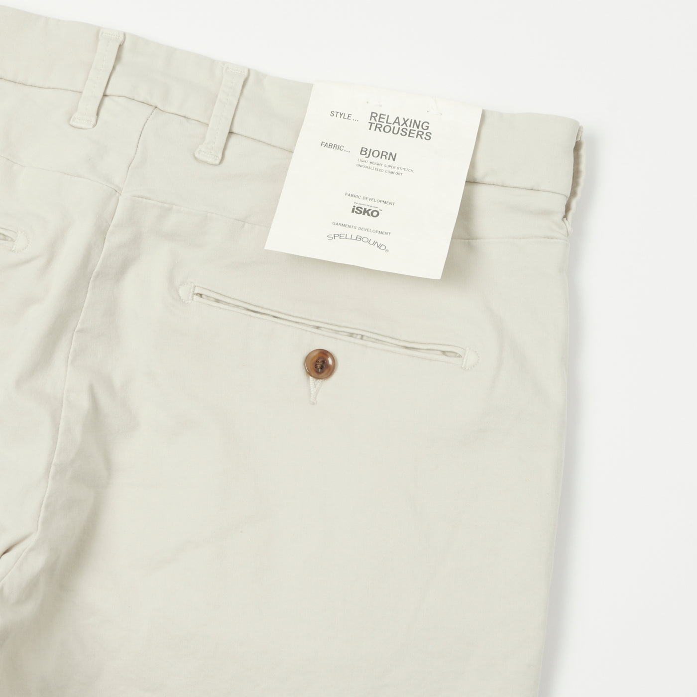 Spellbound Slim Tapered Stretch Chino - Natural