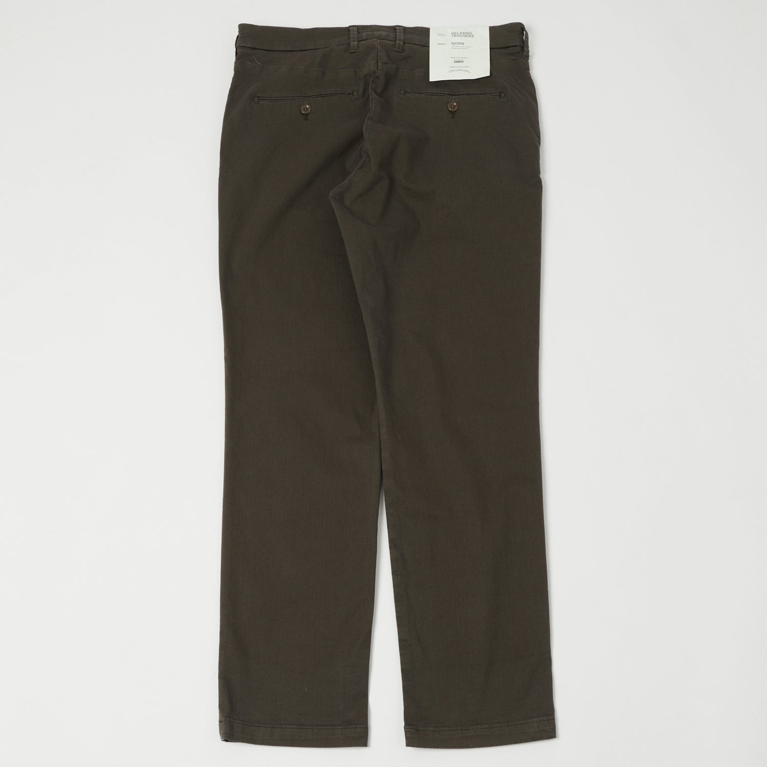 Spellbound Slim Tapered Stretch Chino - Dark Olive