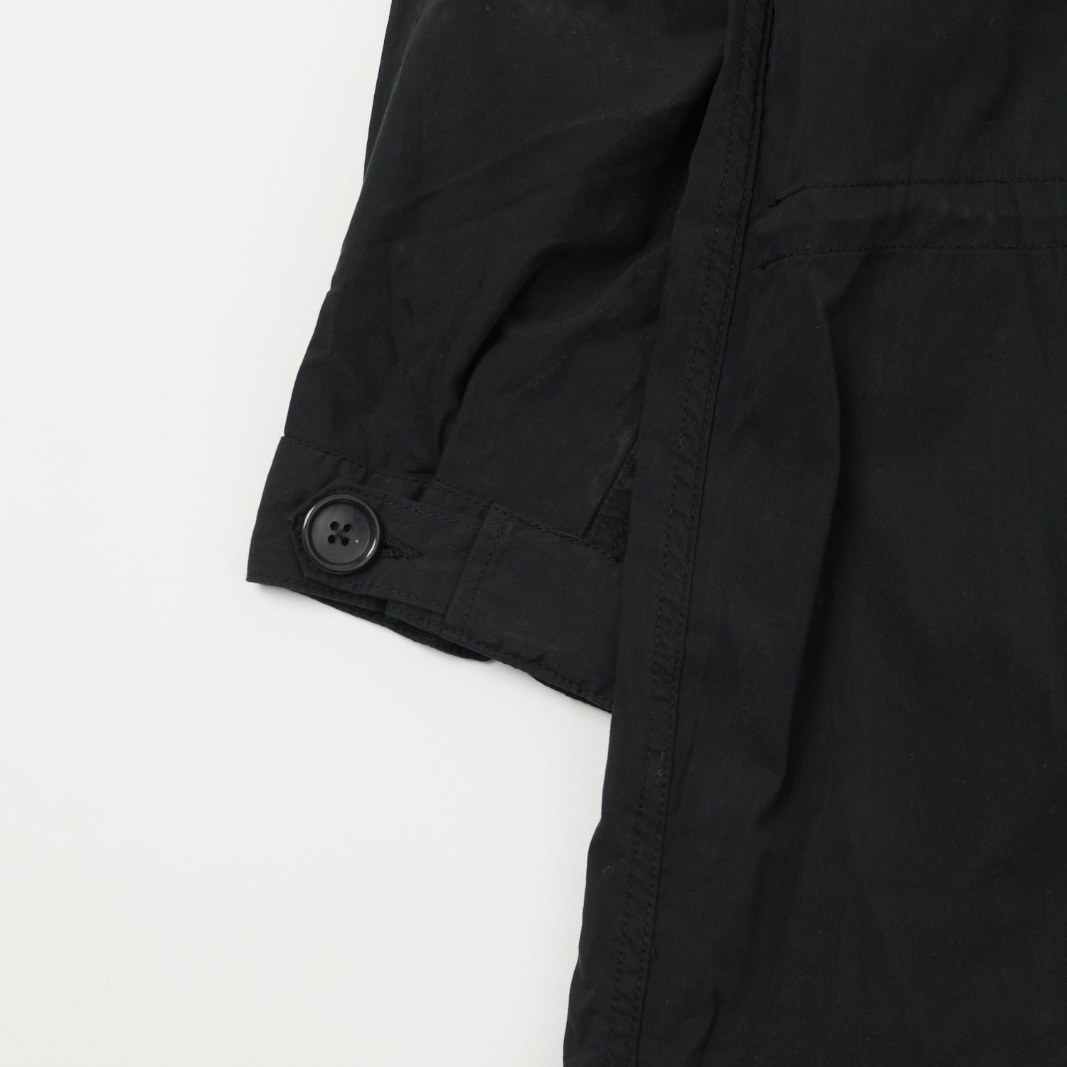 Spellbound Oversized Military M-65 Parka - Black