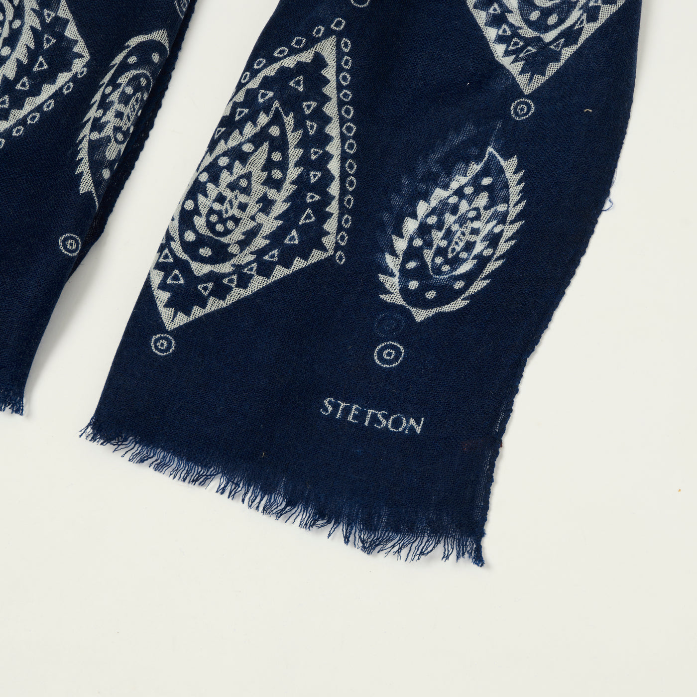 Stetson Abstract Summer Scarf - Navy
