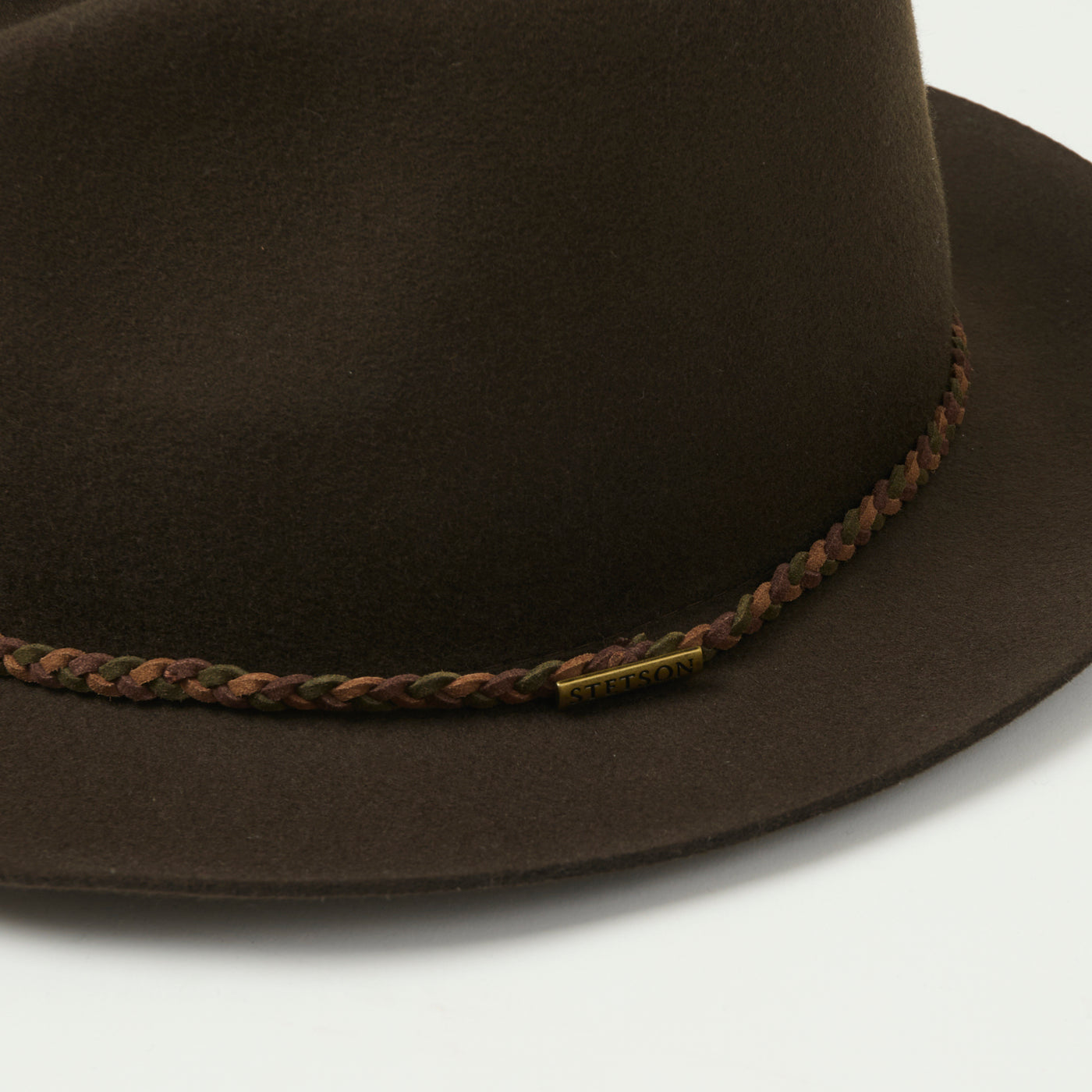 Stetson Davenport Traveller Fedora Hat - Olive