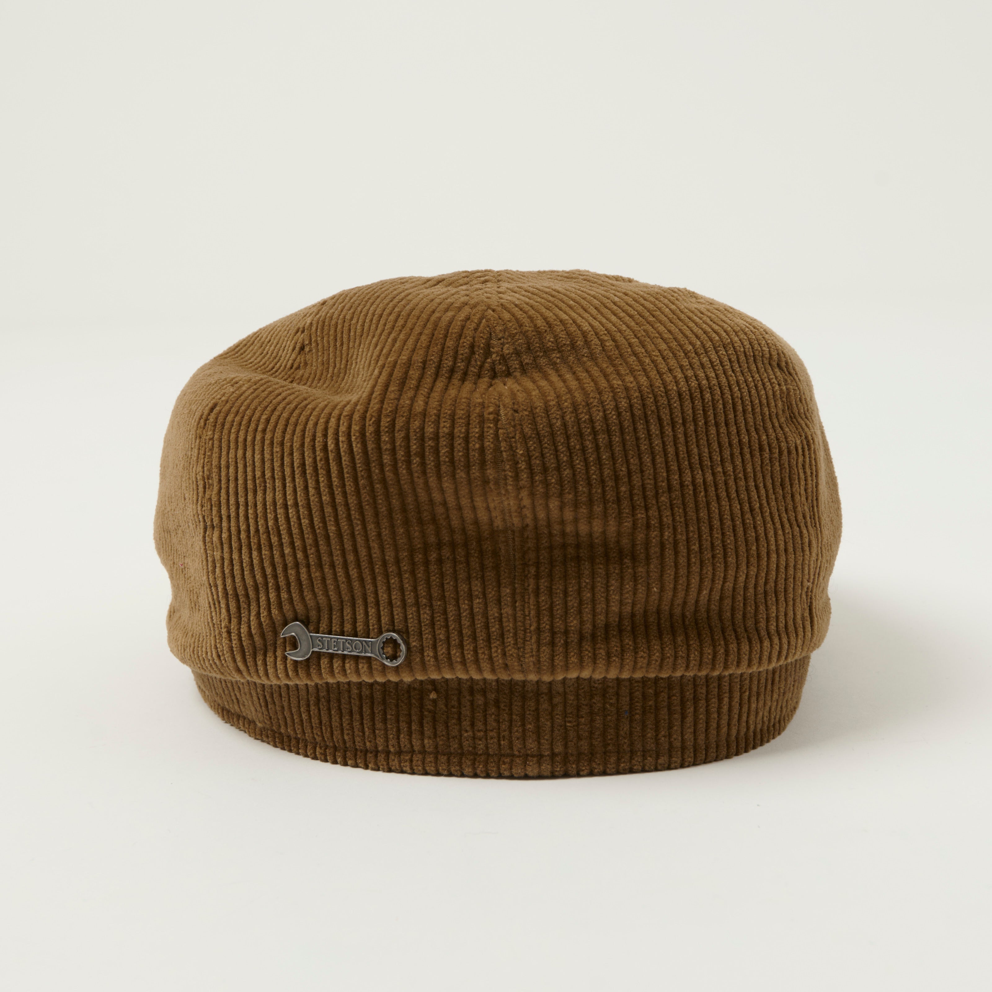 Stetson 8-Panel Garage Theme Corduroy Cap - Beige