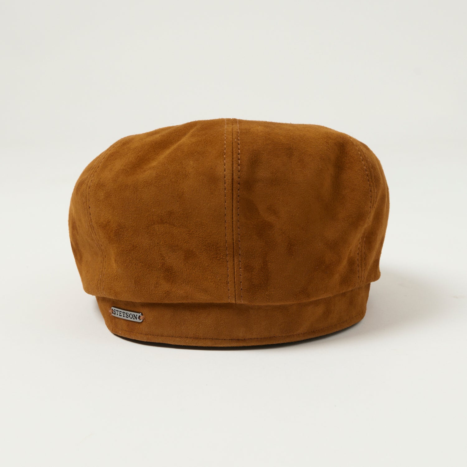 Stetson Hatteras Goat Suede Flat Cap - Brown