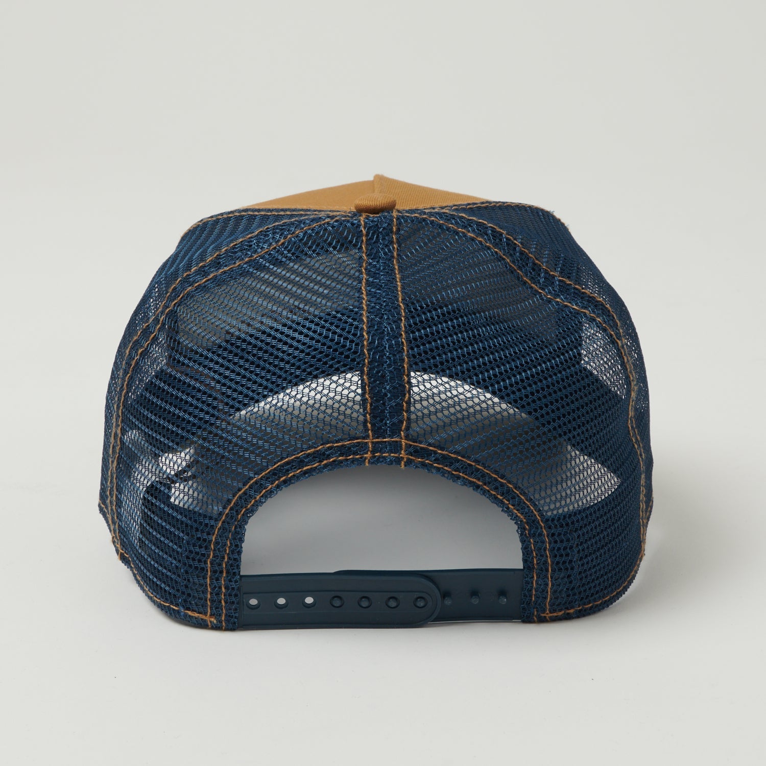 Stetson 'Motorcycle' Trucker Cap - Tan/Blue
