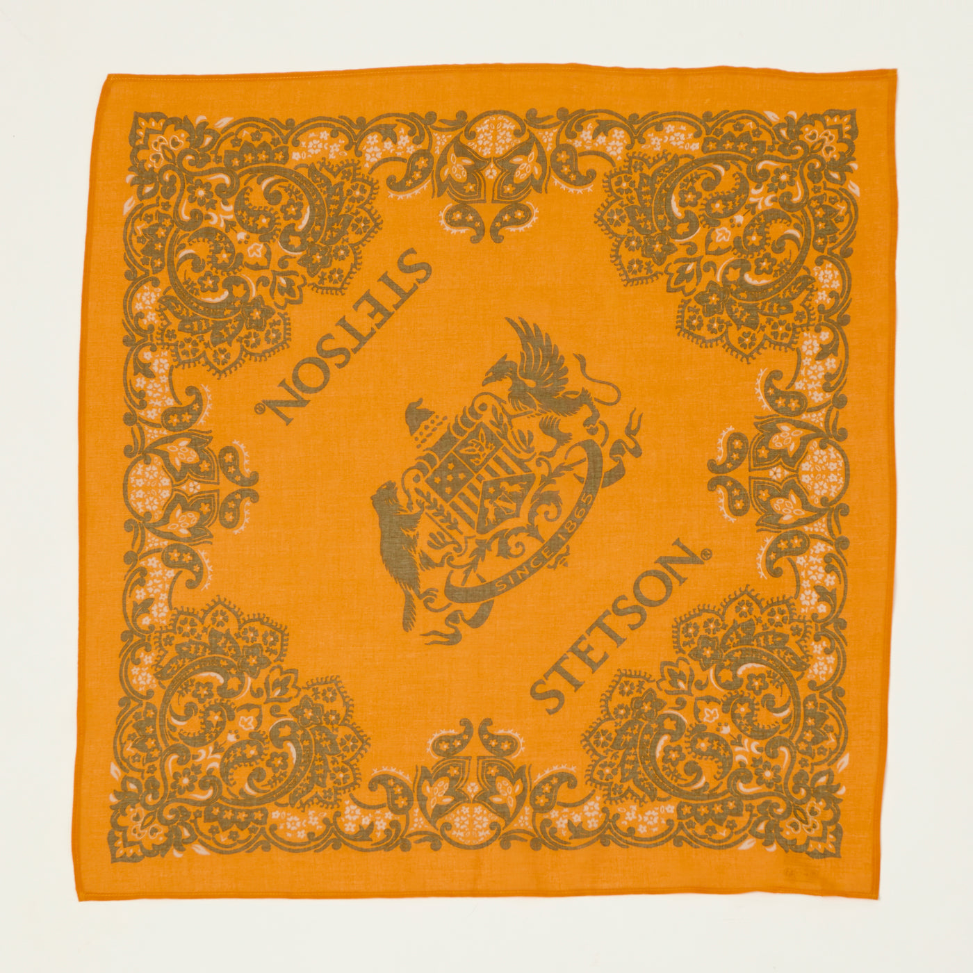 Stetson Cotton Bandana - Orange/Yellow
