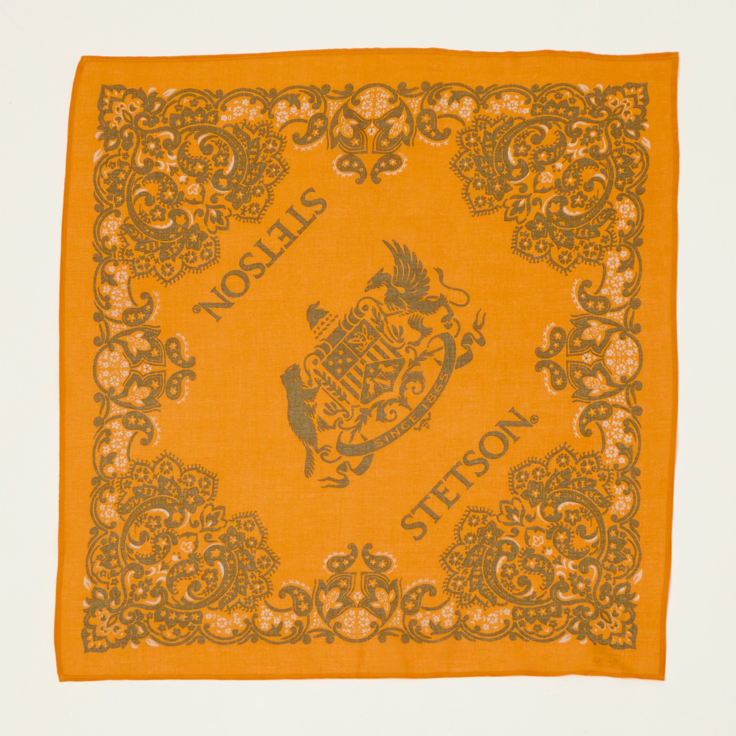 Stetson Cotton Bandana - Orange/Yellow