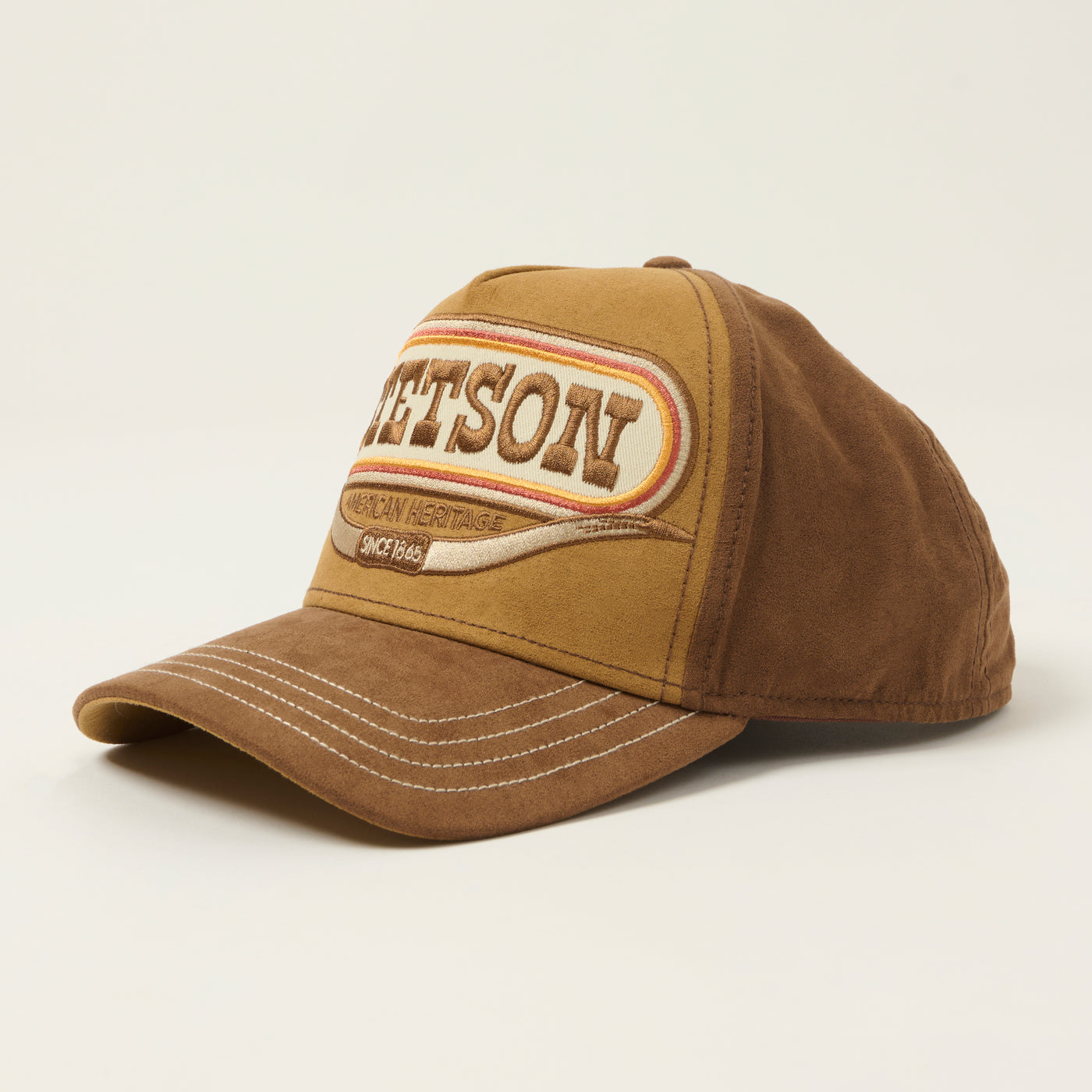 Stetson 'Buffalo Horn' Trucker Cap - Brown