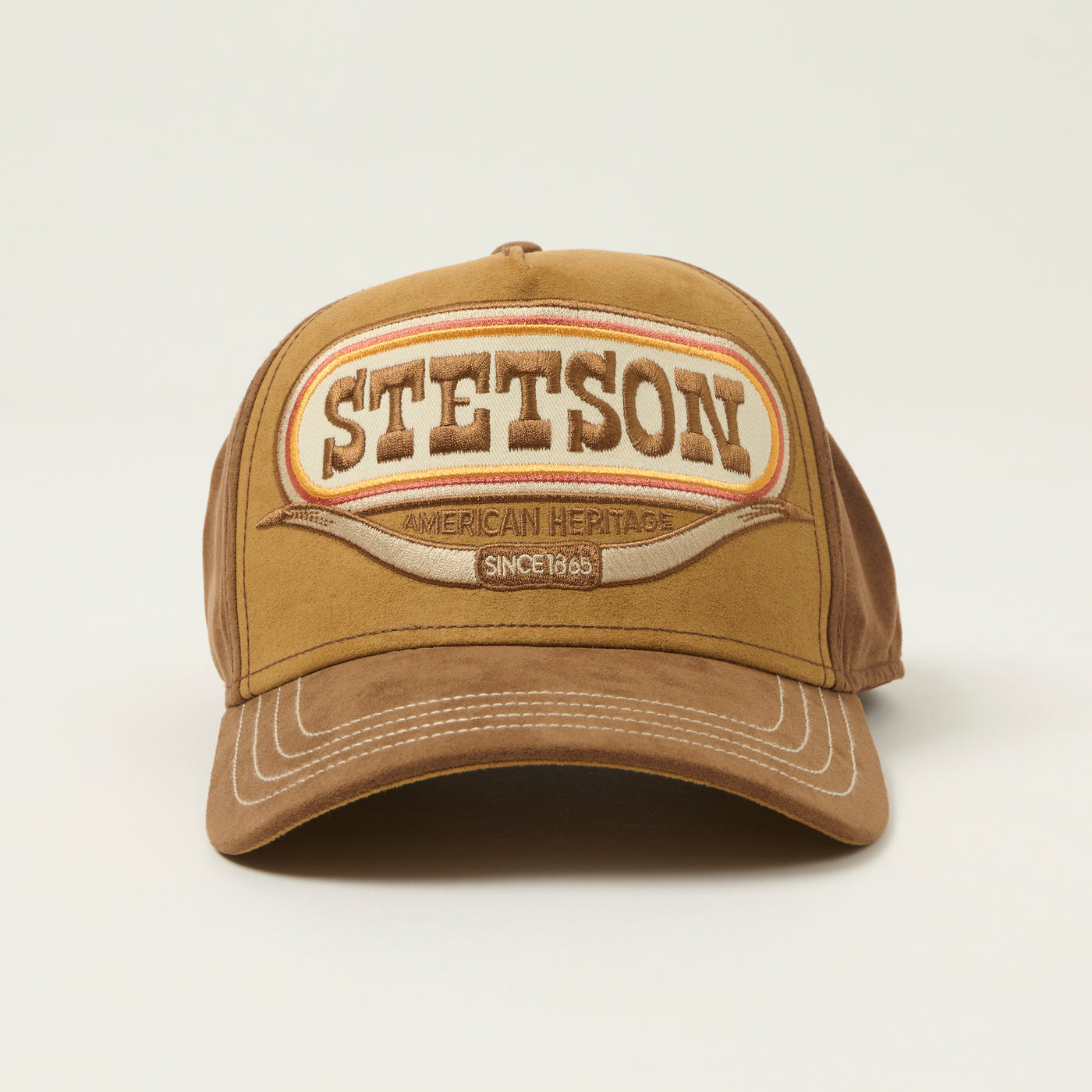 Stetson 'Buffalo Horn' Trucker Cap - Brown