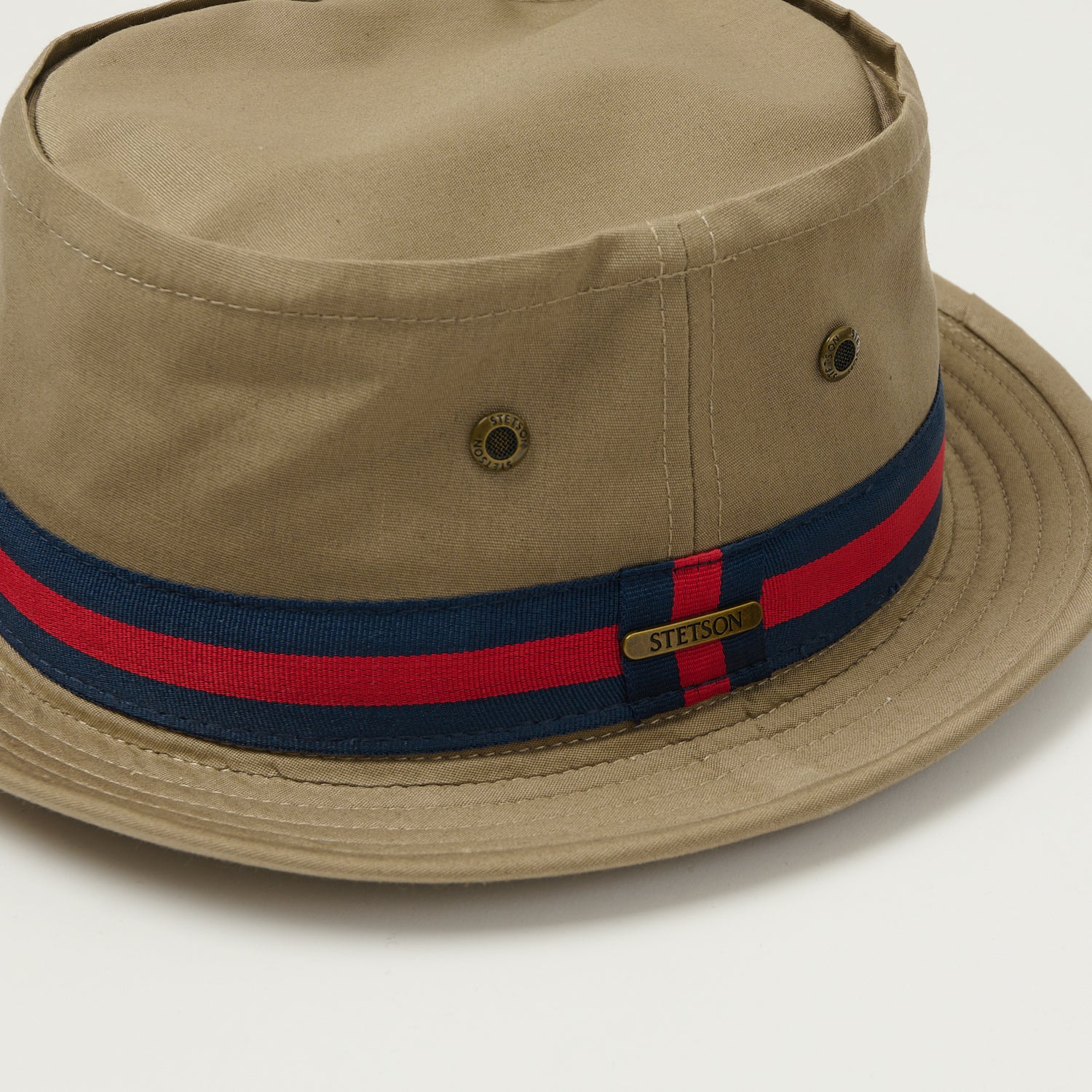 Stetson Classic Band Pork Pie Hat - Beige