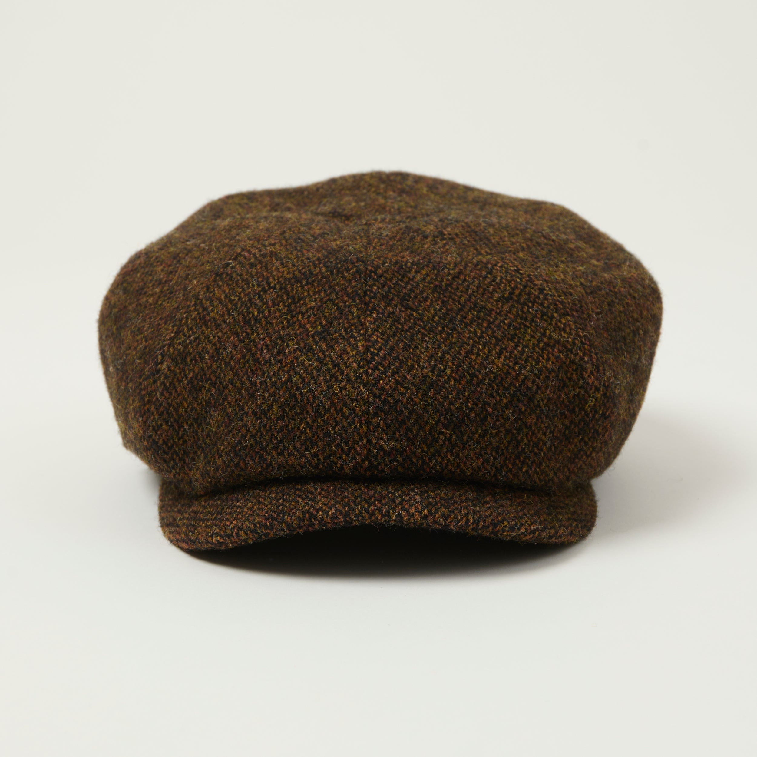 Stetson Hatteras Wool Flat Cap - Burned Orange