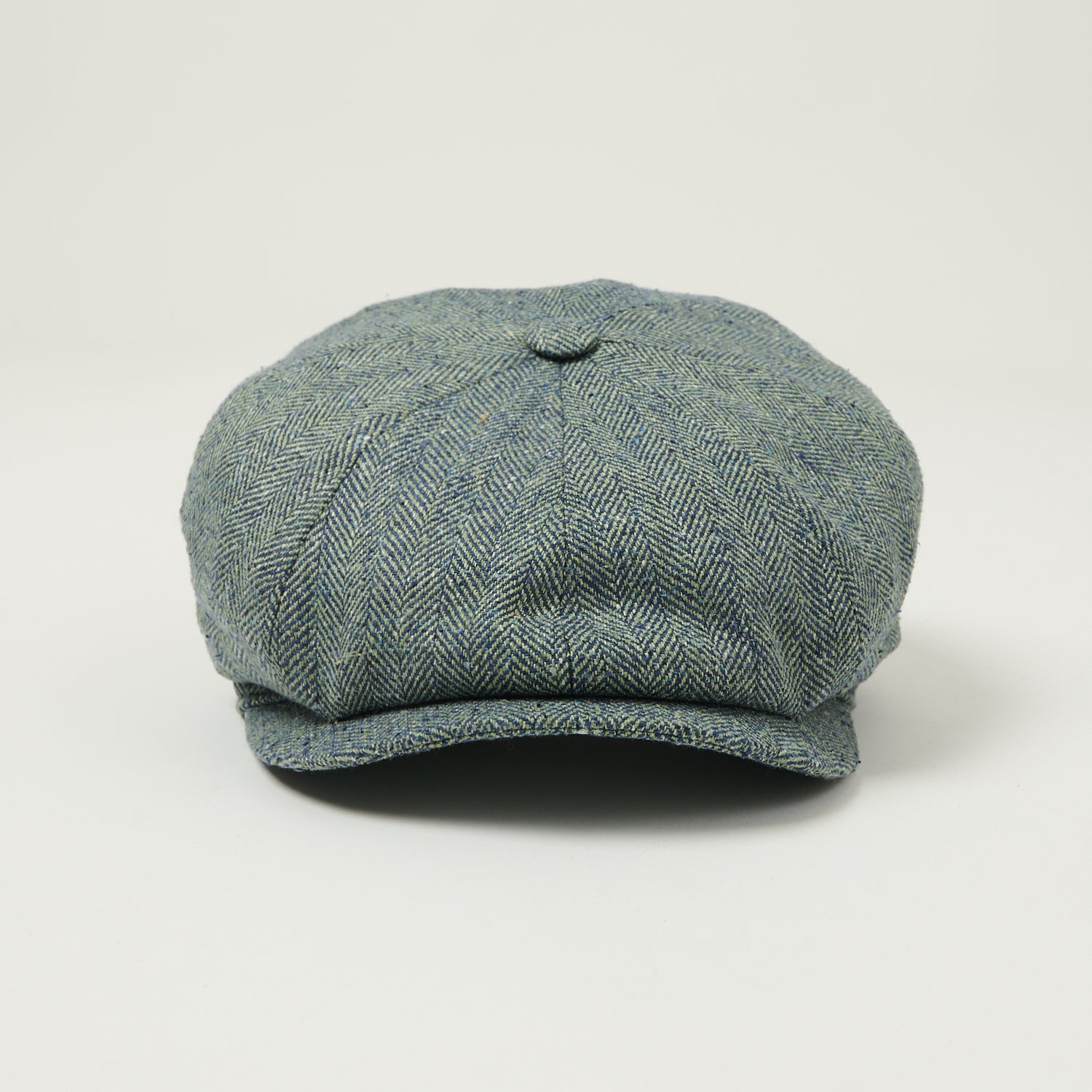 Stetson Silk Herringbone Hatteras - Blue Melange