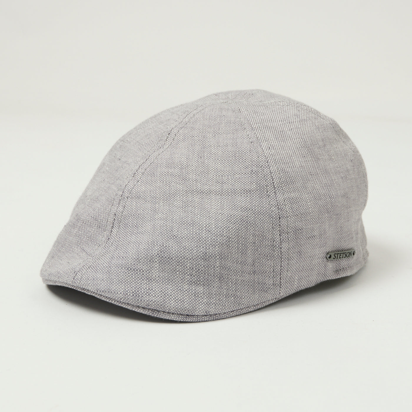 Stetson 'Texas' Just Linen Flat Cap - Grey