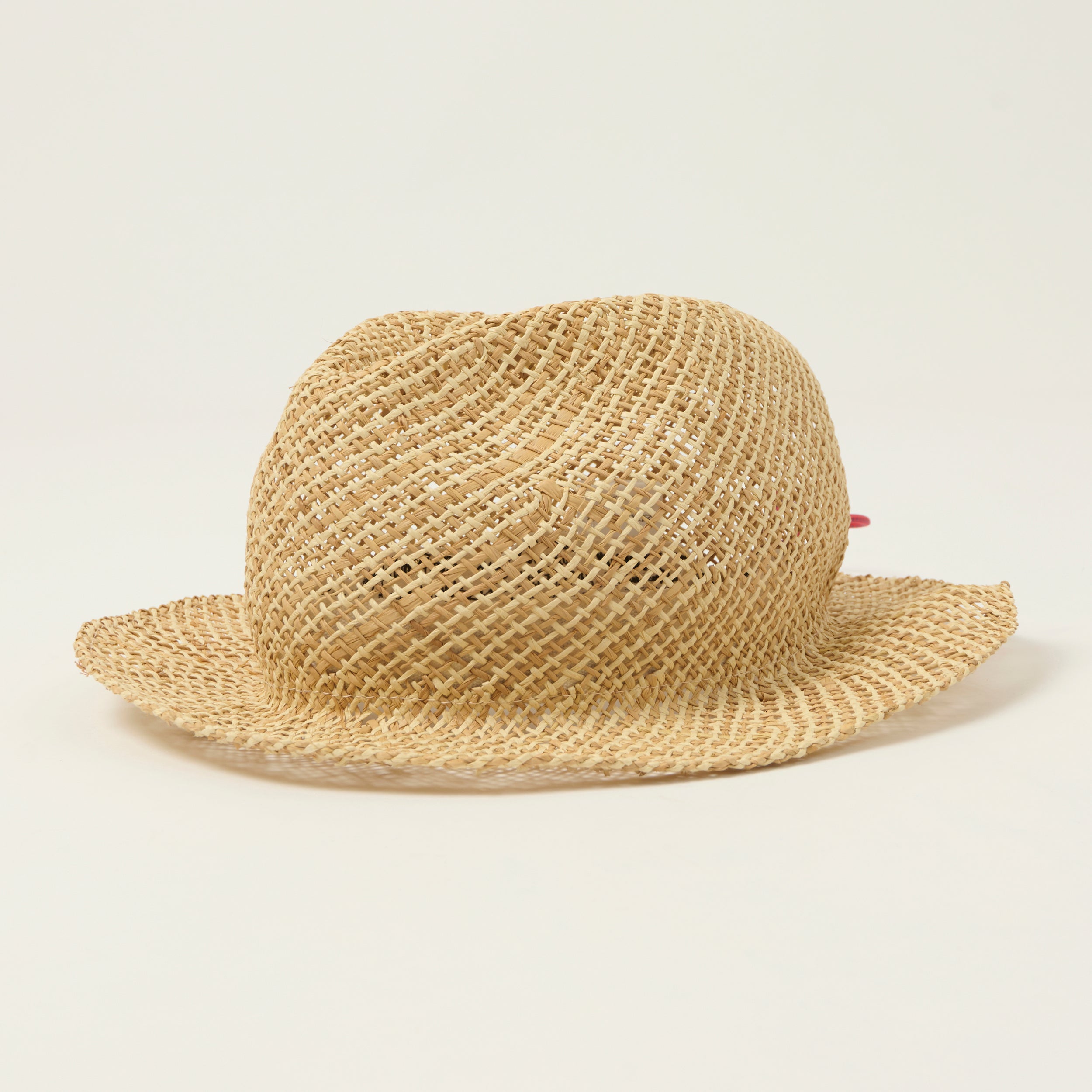 Sublime 'Clash' Raffia Hat - Natural