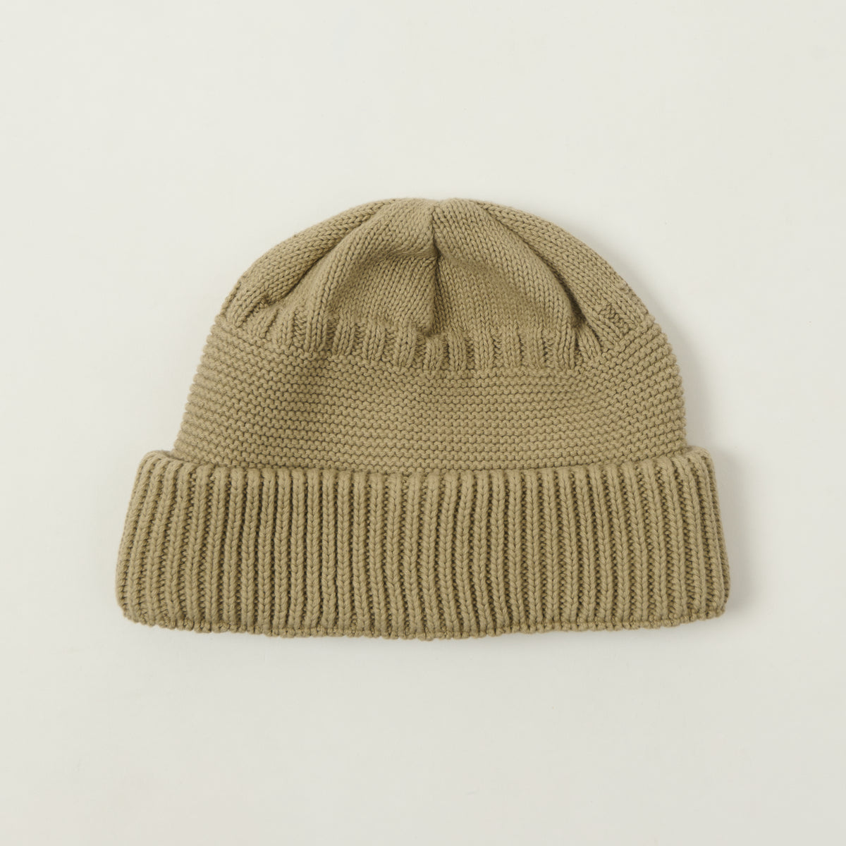 Sublime Cotton Knit Watch Cap - Beige