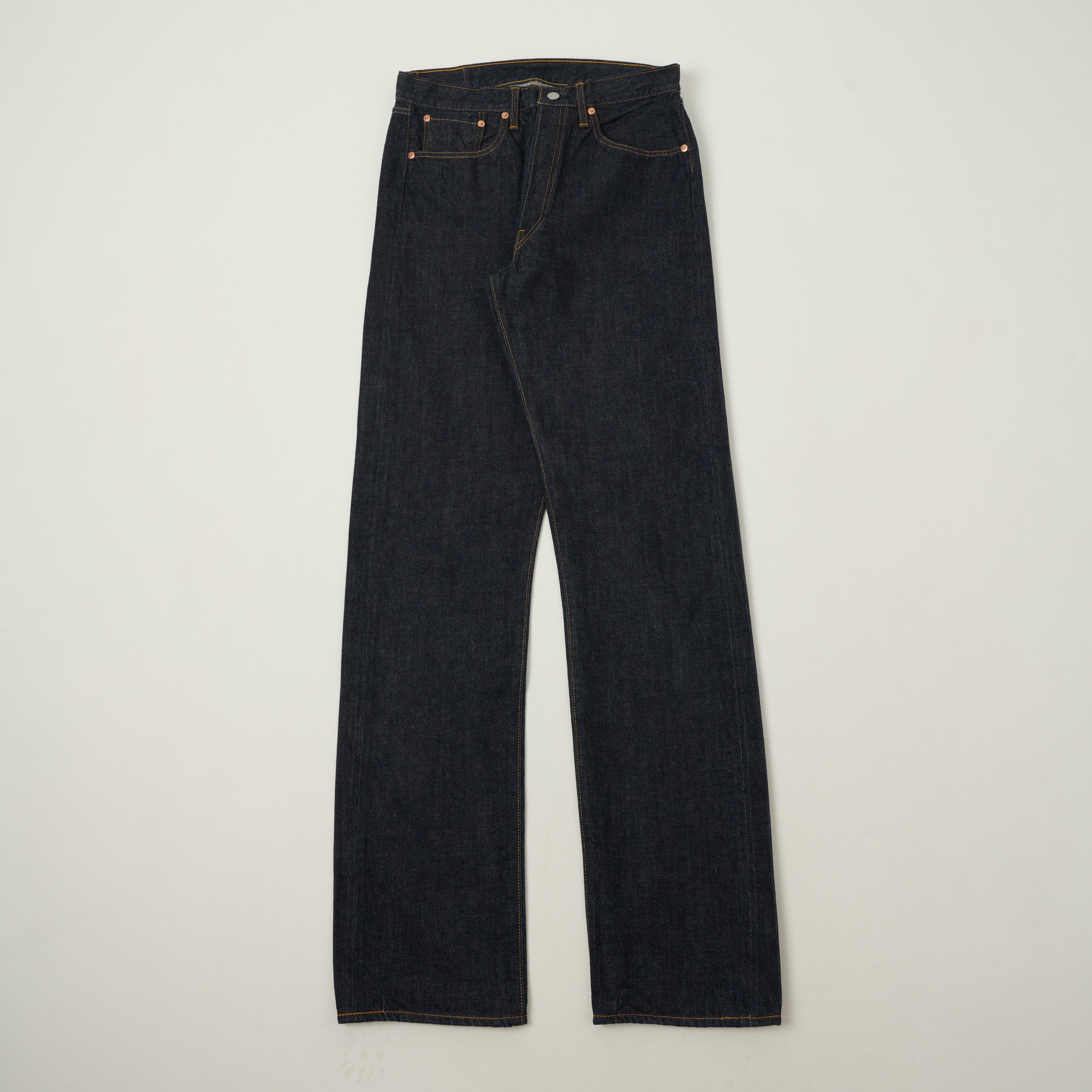 Sugar Cane 1966 Model 14oz Regular Taper Jean - One Wash