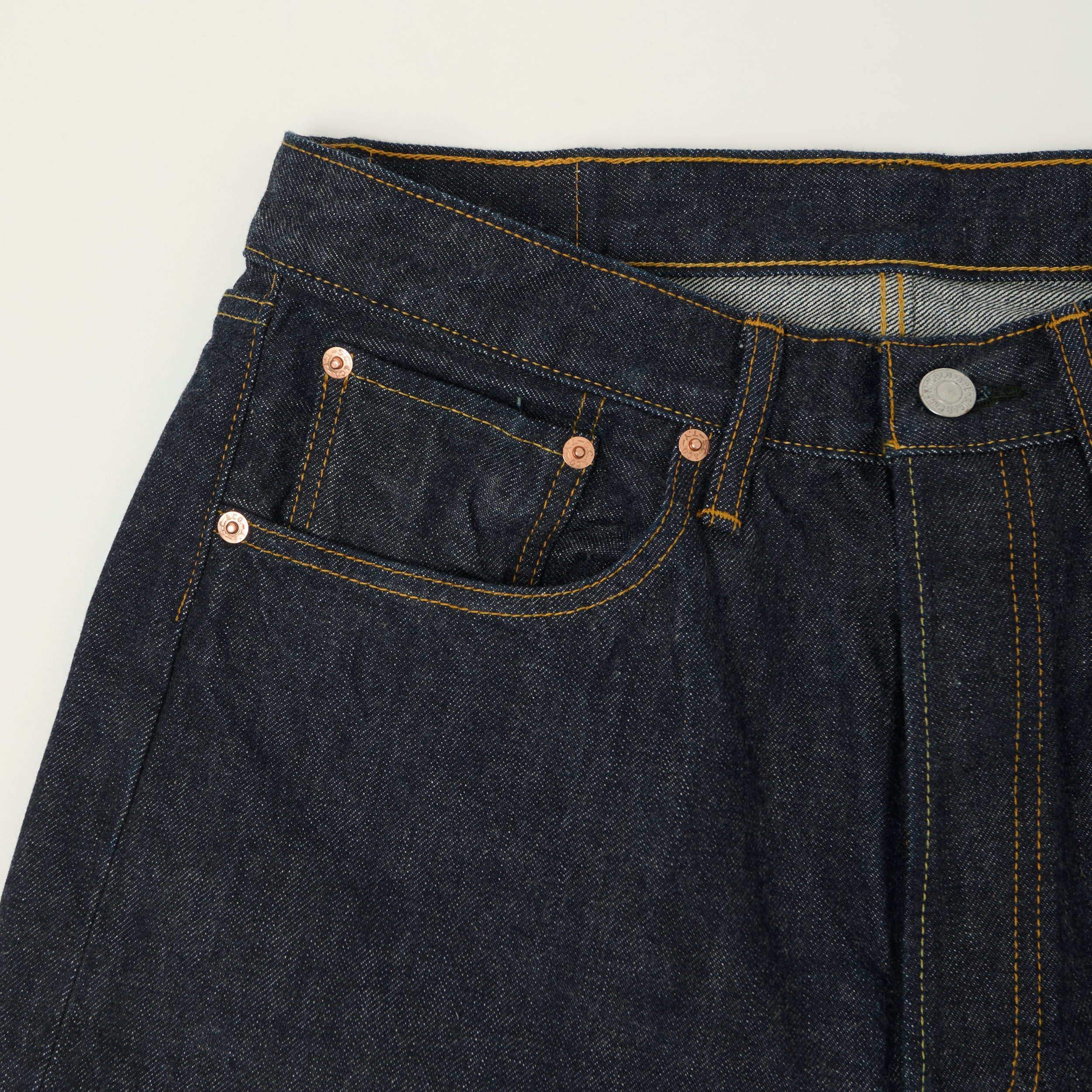 Sugar Cane 1966 Model 14oz Regular Taper Jean - One Wash
