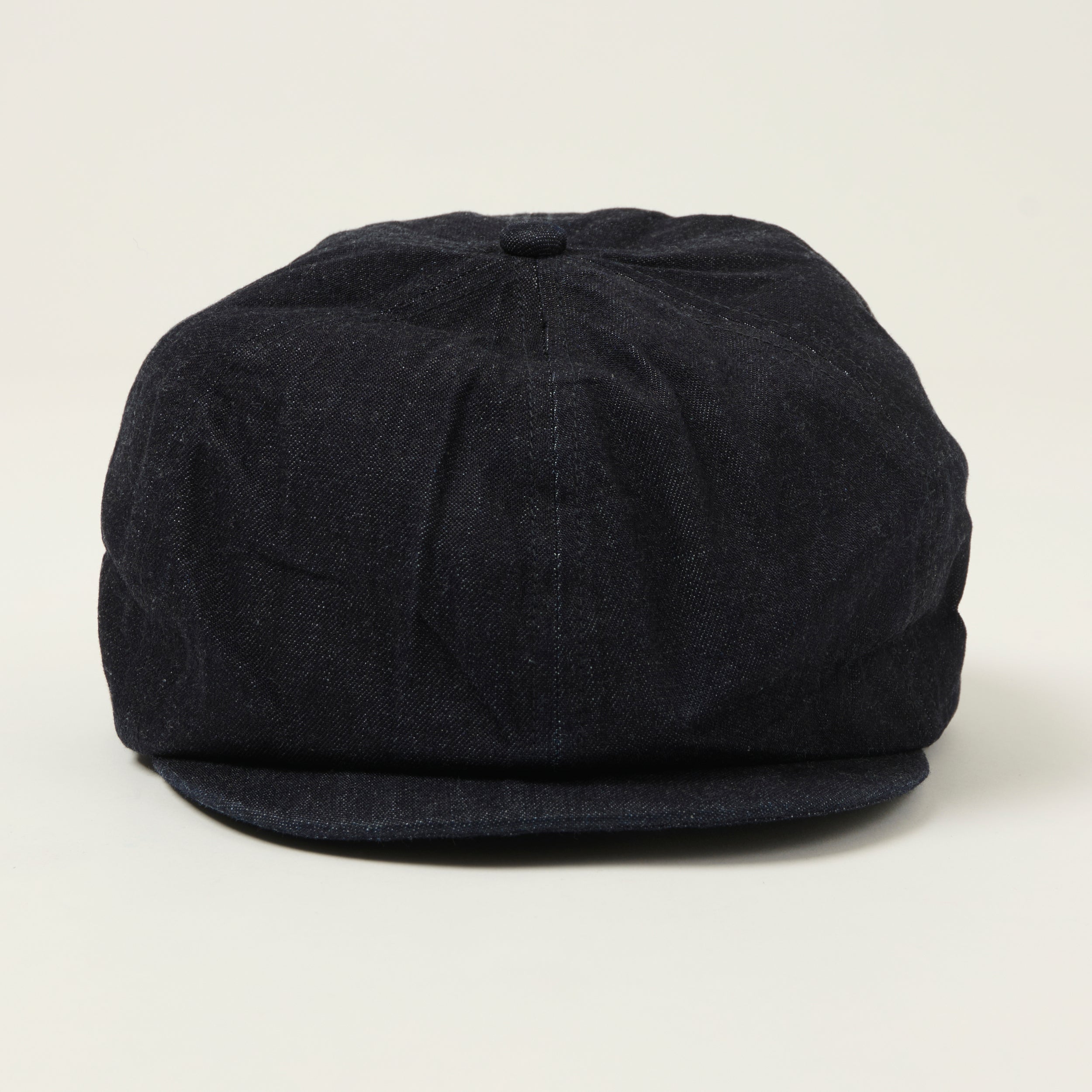 Sugar Cane 10oz Denim Applejack Cap - Indigo