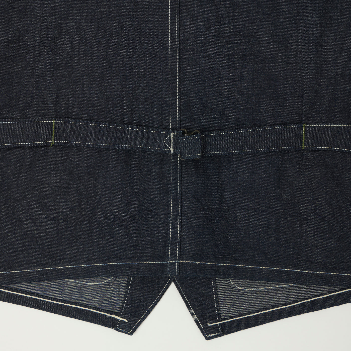 Sugar Cane 11oz Denim Work Vest - One Wash