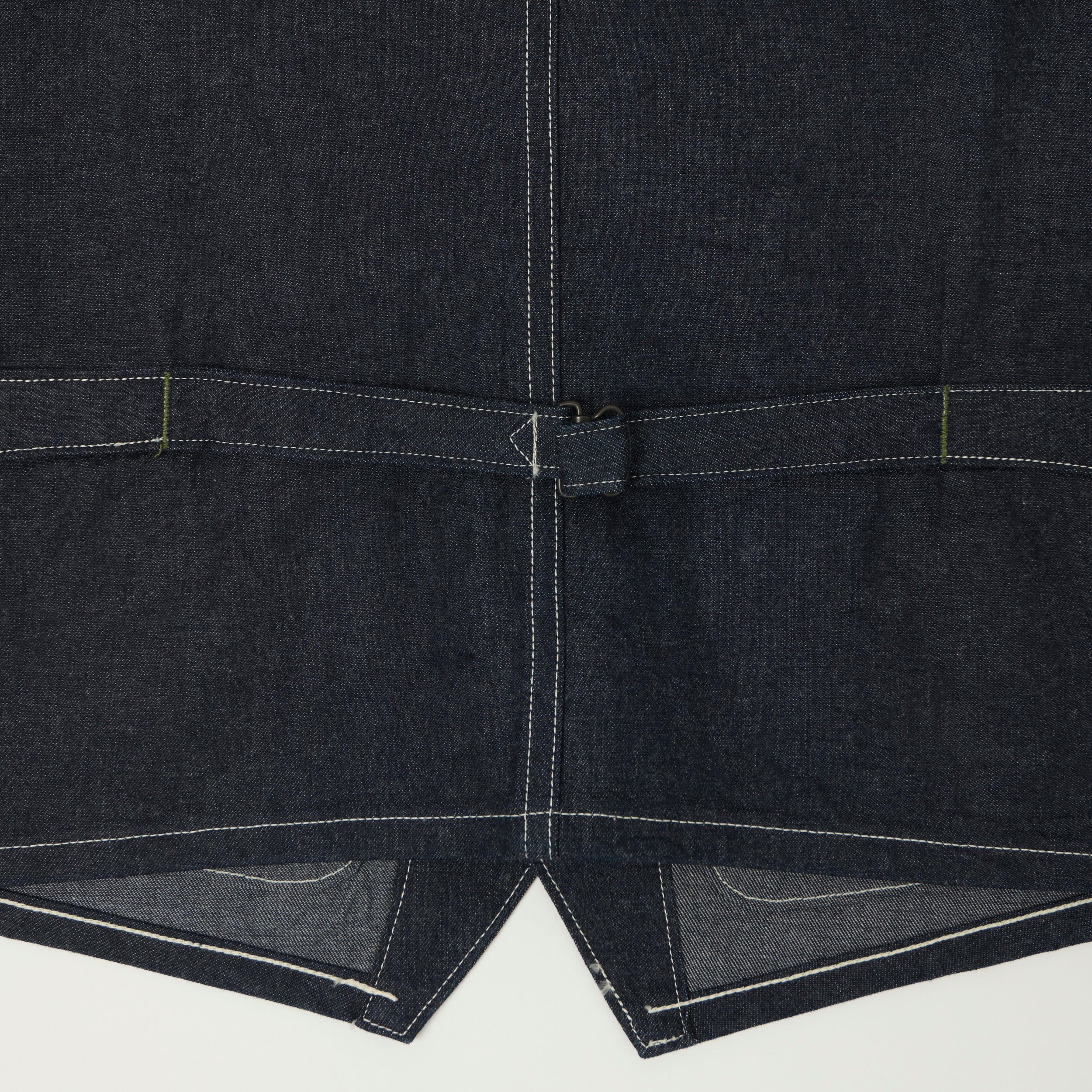 Sugar Cane 11oz Denim Work Vest - One Wash