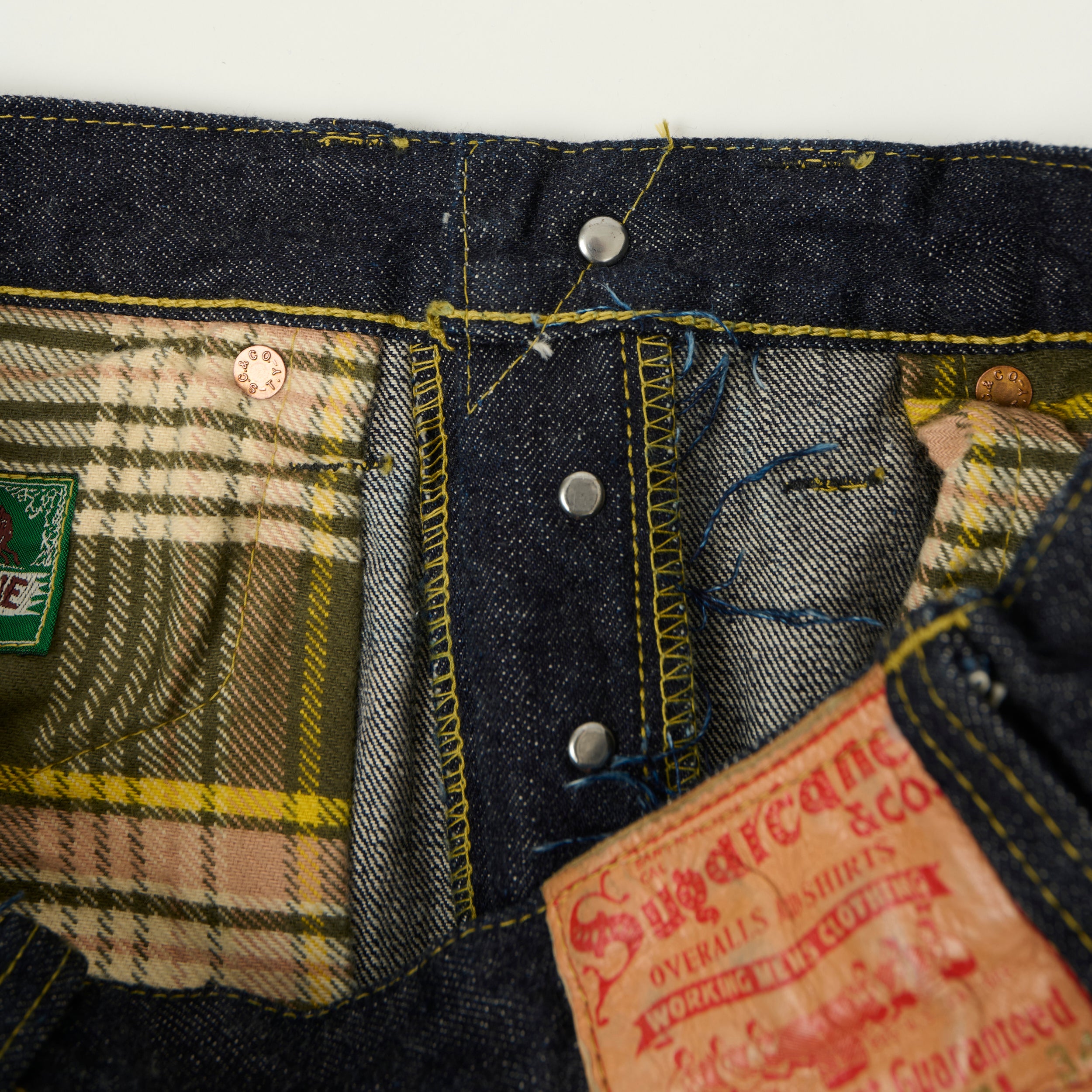 Sugar Cane '1940's Special' 13.5oz Super Collectables Straight Leg Jean - One Wash