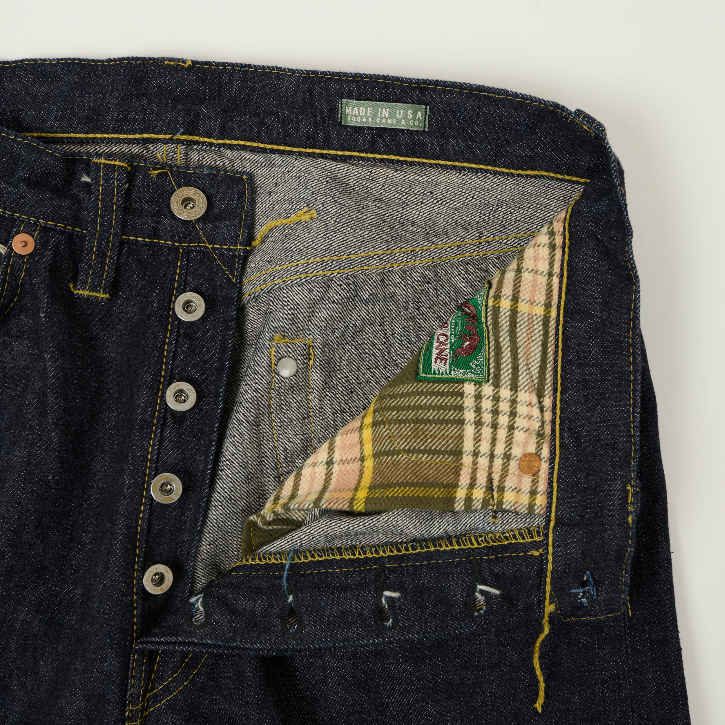 Sugar Cane '1940's Special' 13.5oz Super Collectables Straight Leg Jean - One Wash