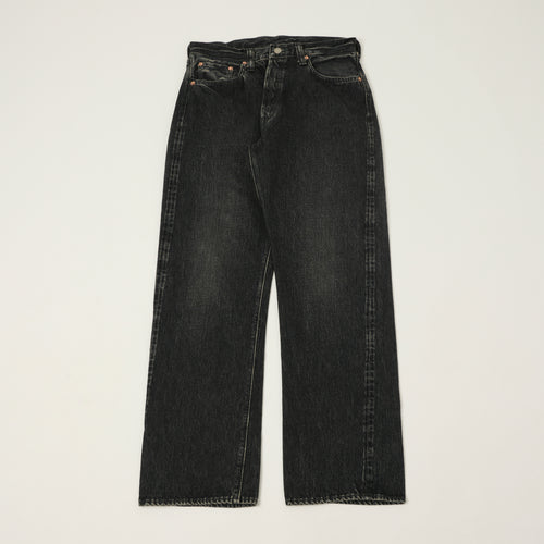 Sugar Cane 1947 Model 14.25oz Regular Straight Jean - Black Hard Wash