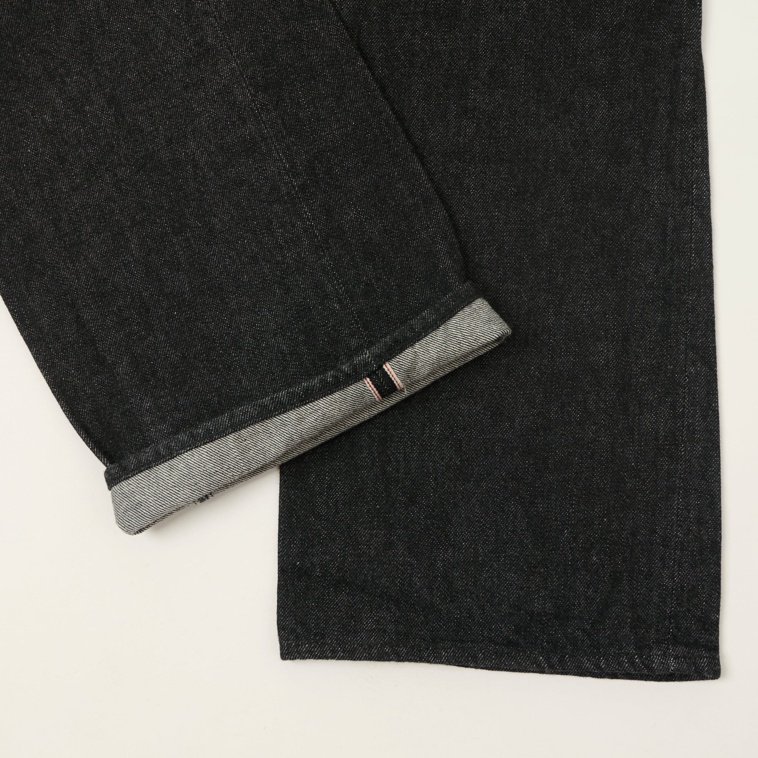 Sugar Cane 1947 Model 14.25oz Regular Straight Jean - Black One Wash