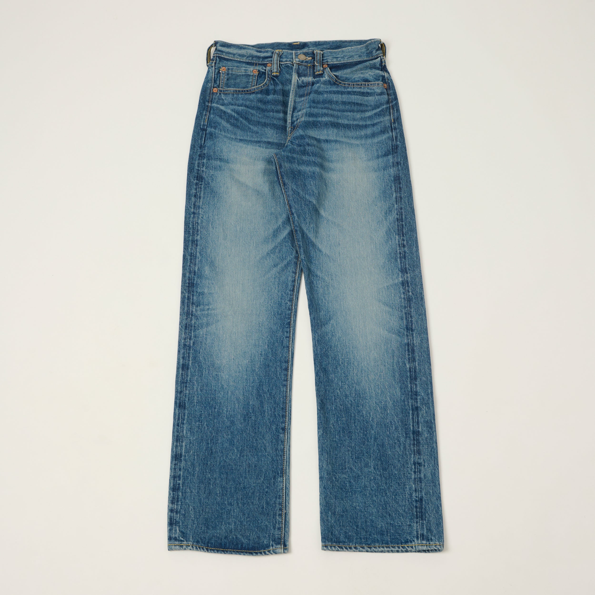 Sugar Cane 1947 Model 14.25oz Regular Straight Jean - Aged Wash