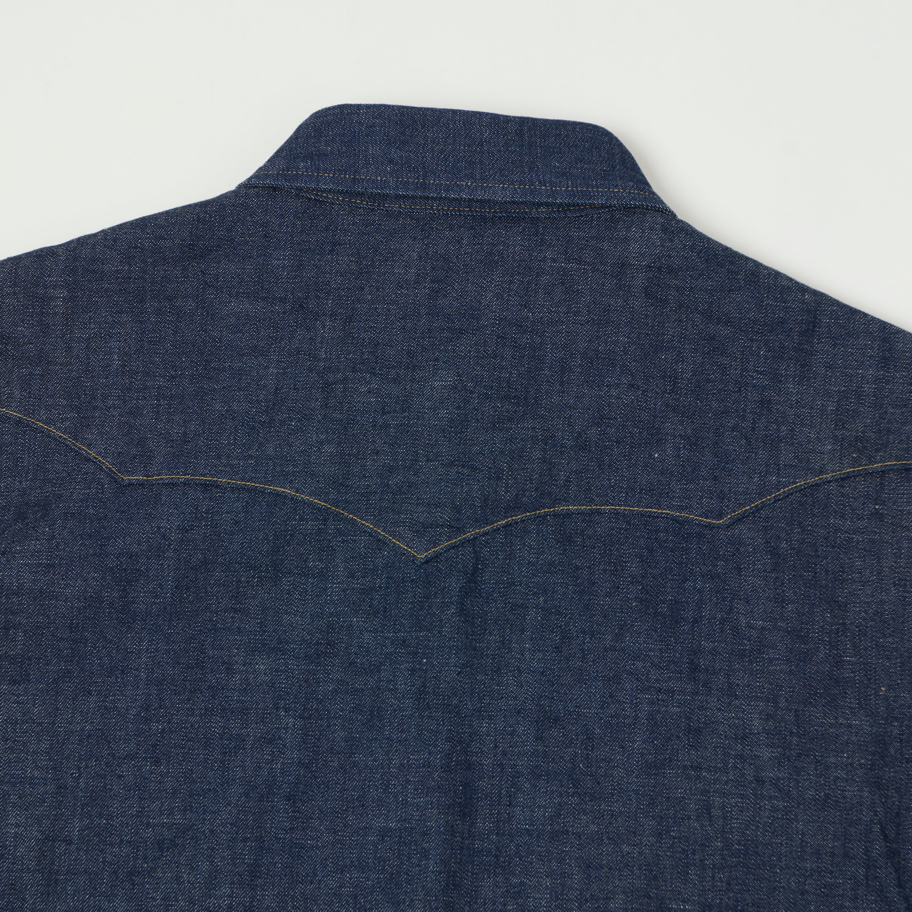 Sugar Cane Denim Western Shirt - Raw