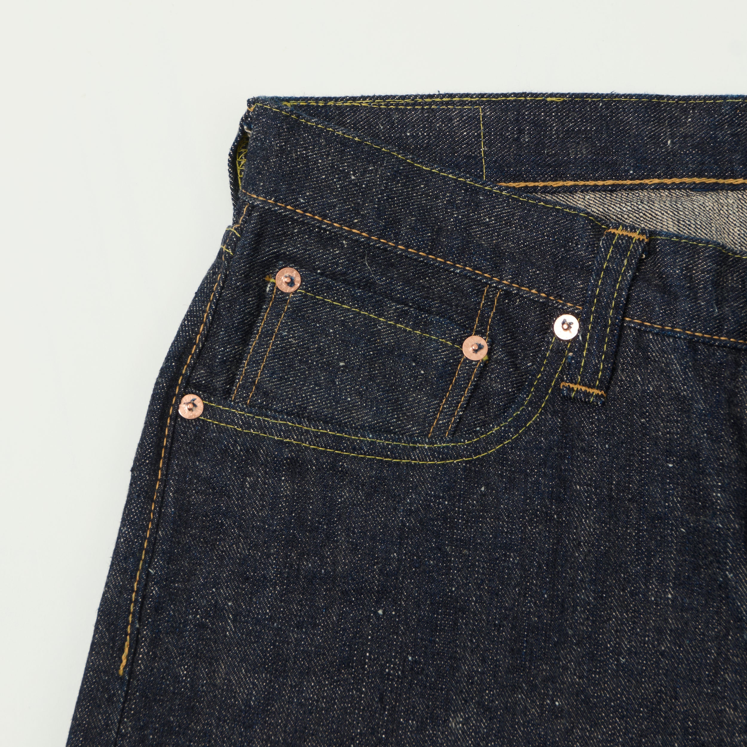Sugar Cane 14oz 'Okinawa' Denim Regular Straight Jean - One Wash