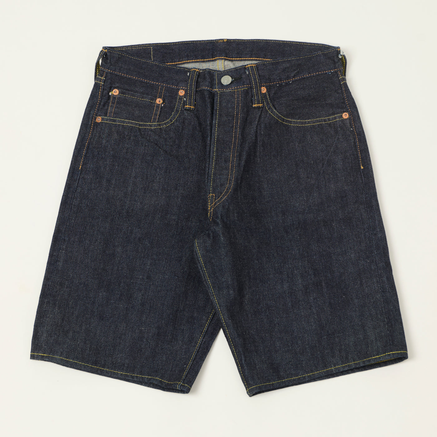 Sugar Cane 1947 Model 14.25oz Denim Shorts - One Wash