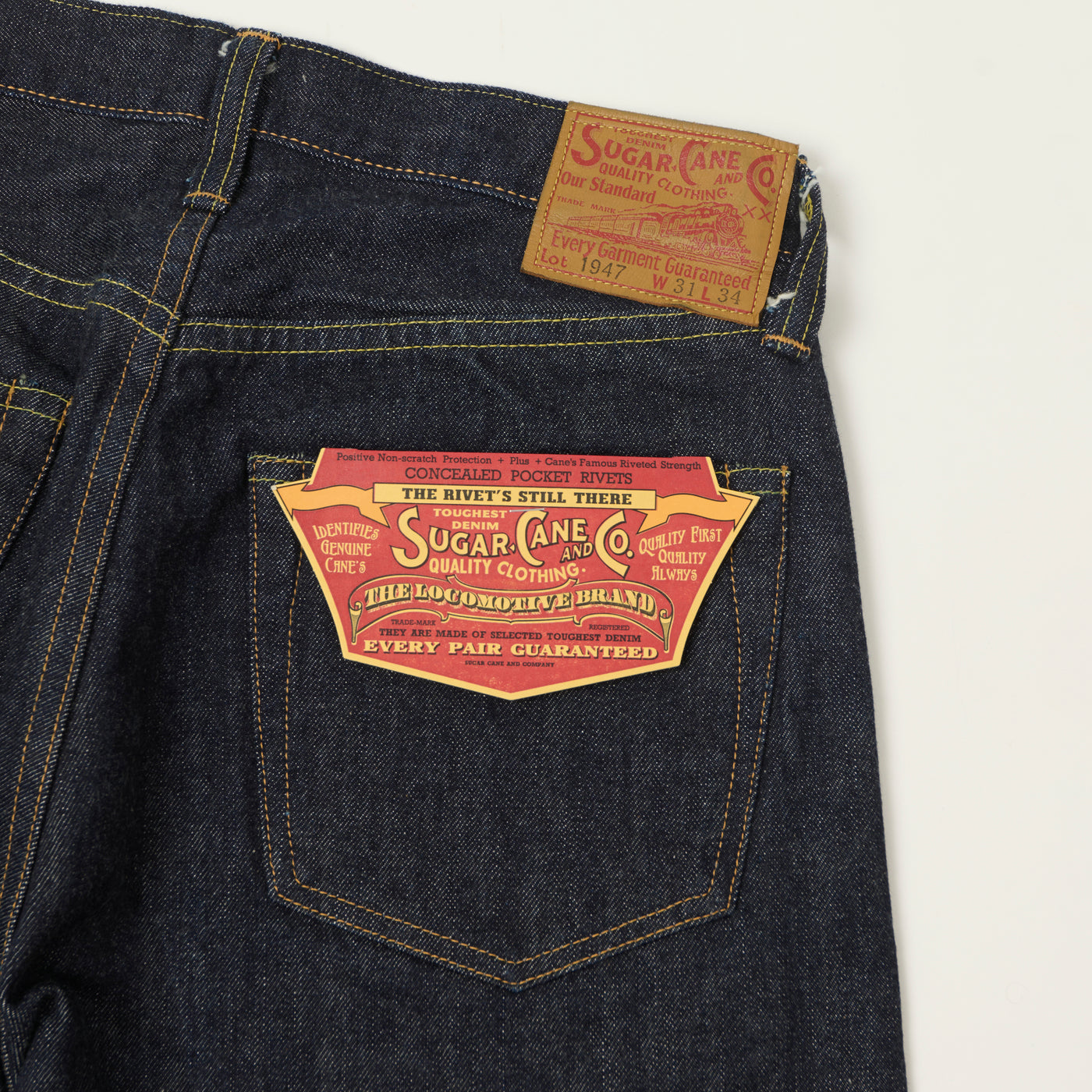 Sugar Cane 1947 Model 14.25oz Denim Shorts - One Wash