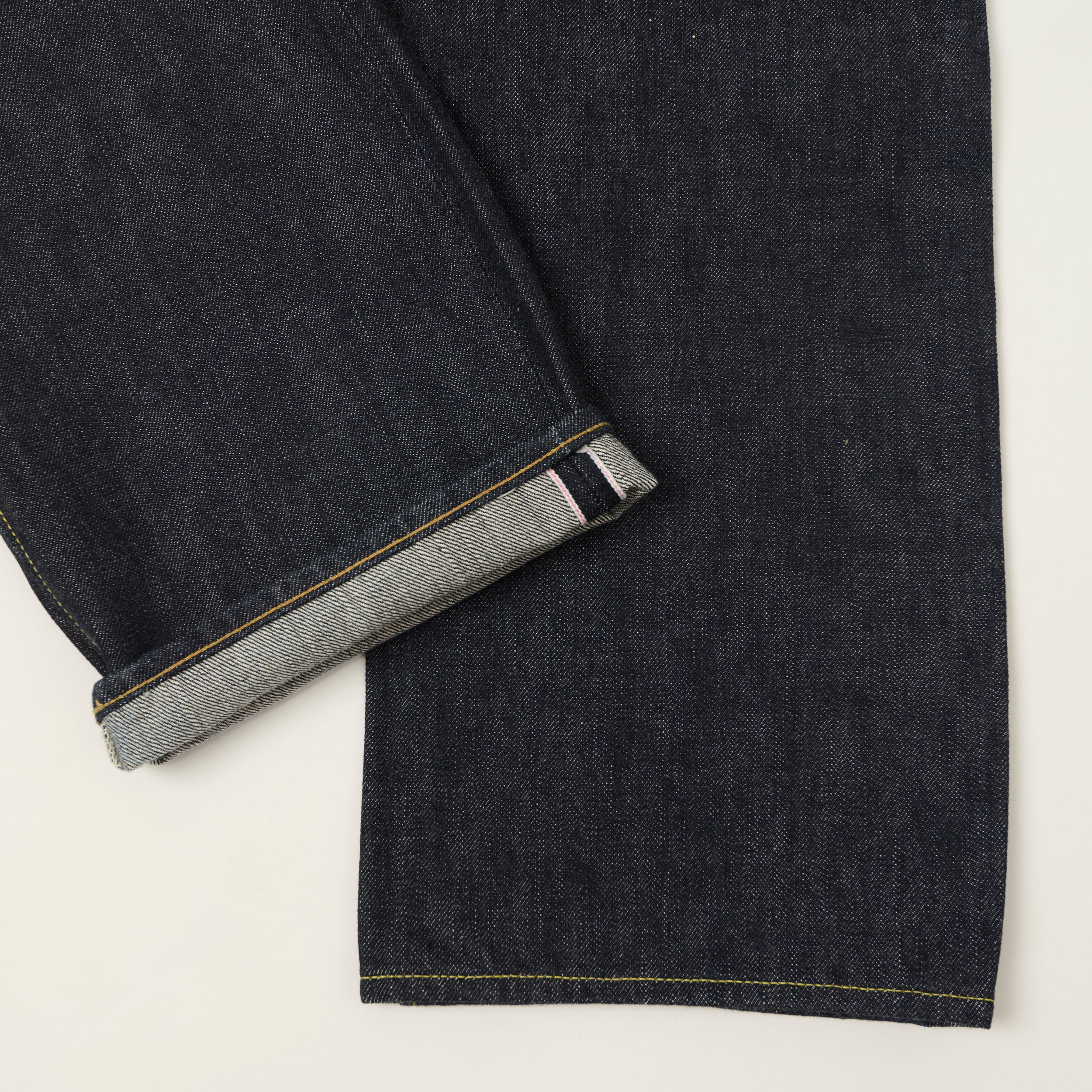 Sugar Cane 14.25oz 'Union Star' Regular Straight Jeans - One Wash