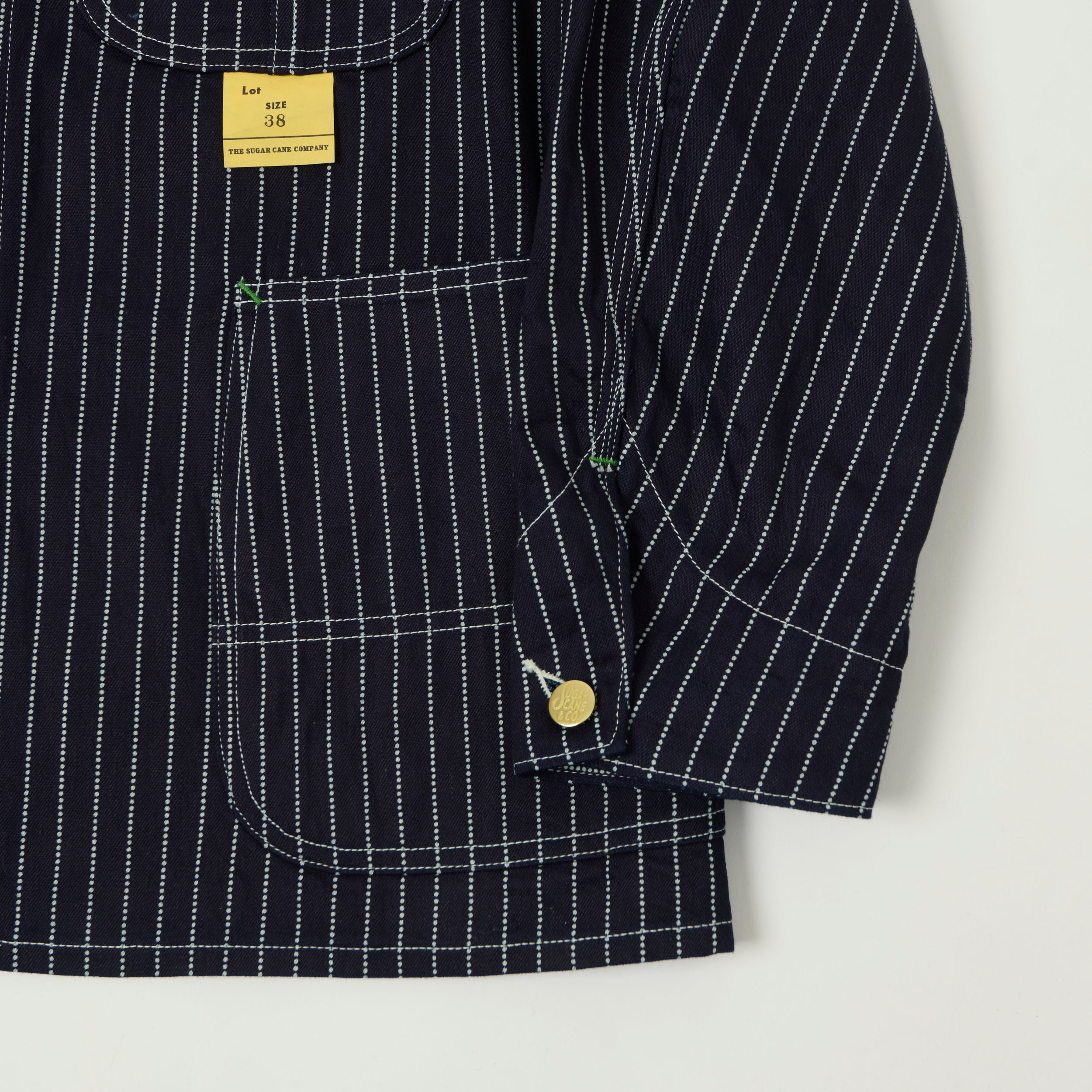 Sugar Cane Wabash Chore Jacket - Blue