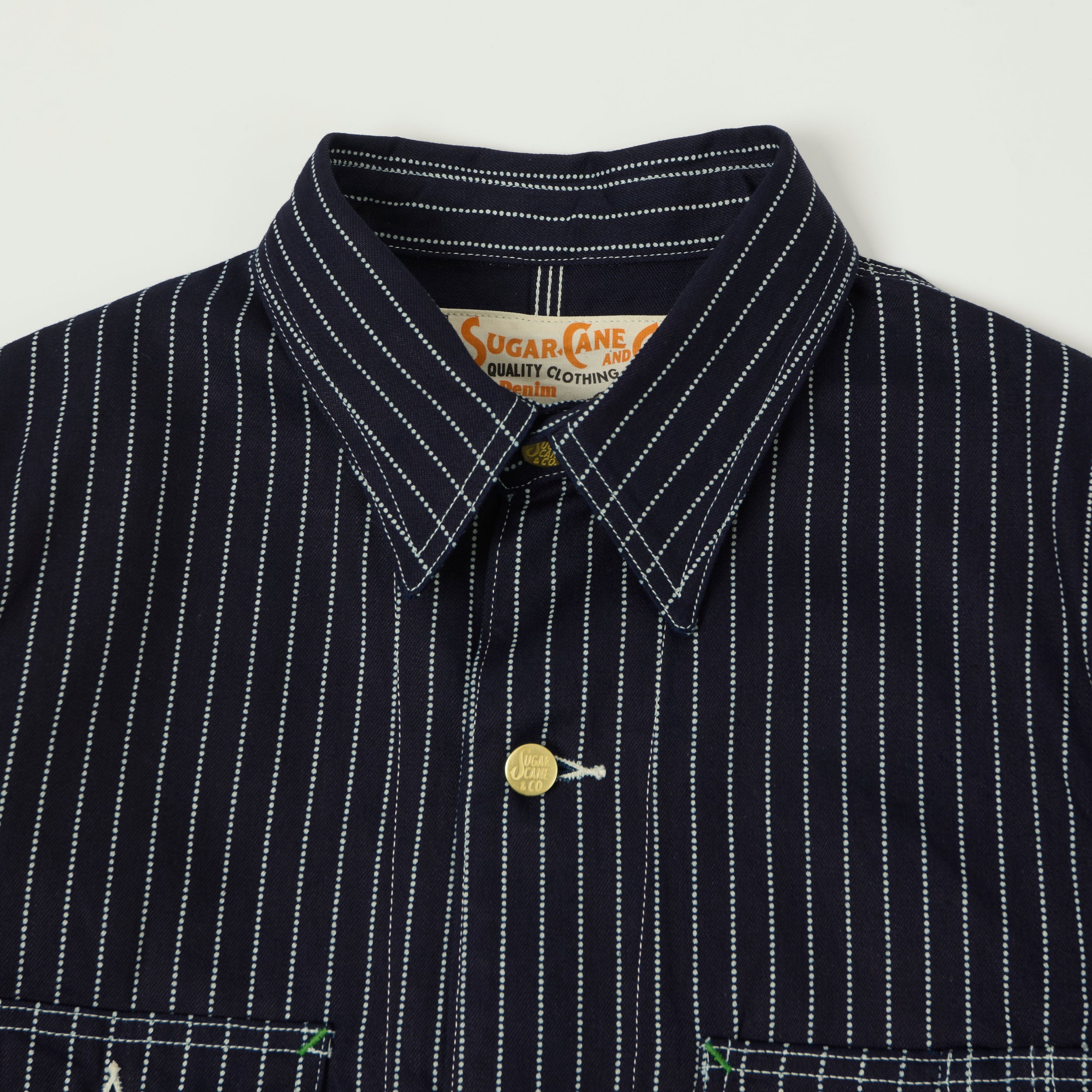 Sugar Cane Wabash Chore Jacket - Blue