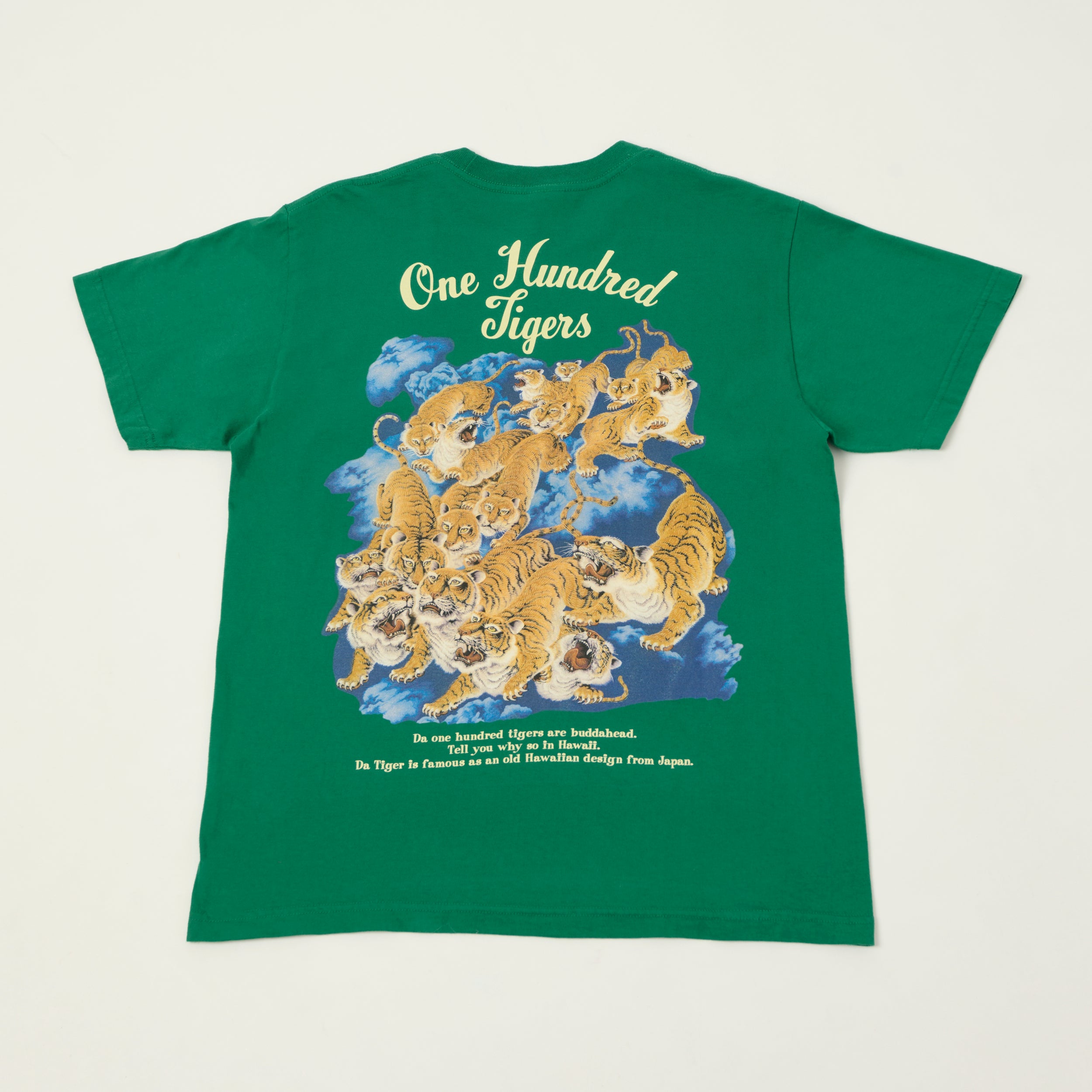 Sun Surf 'One Hundred Tigers' Graphic T-Shirt - Green