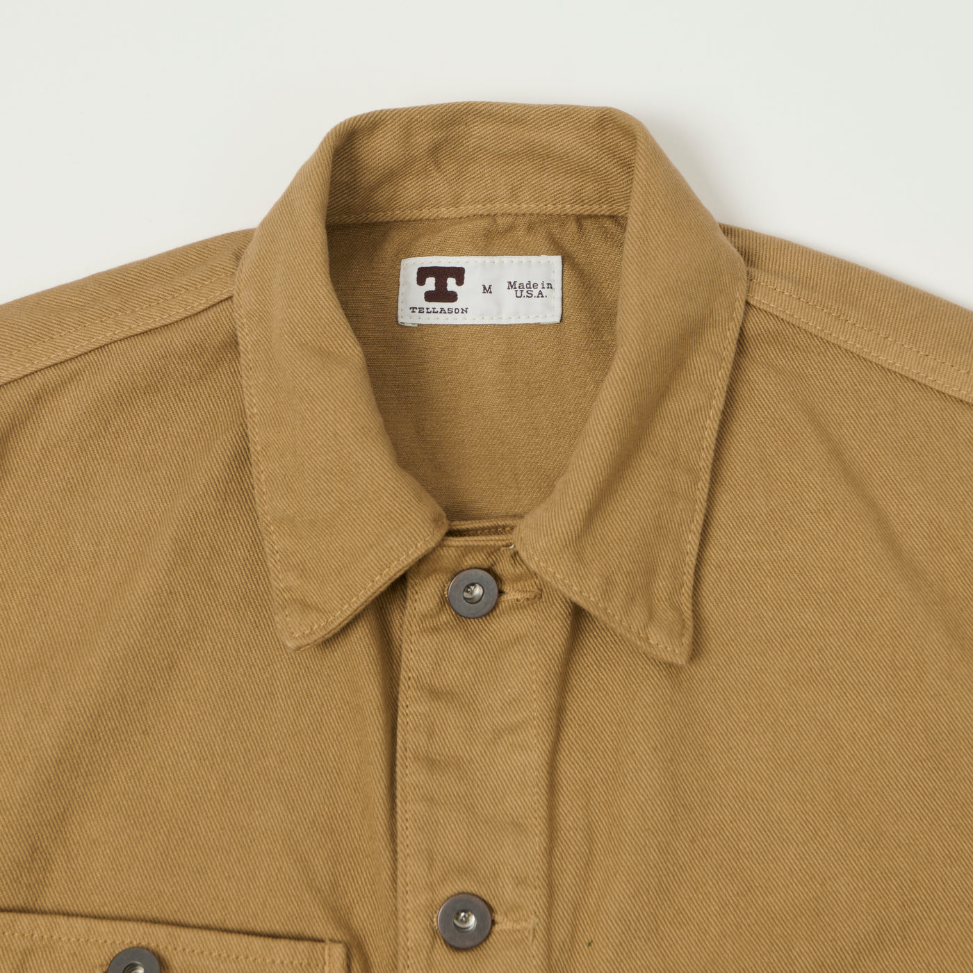 Tellason 13oz Denim Chore Jacket - British Tan