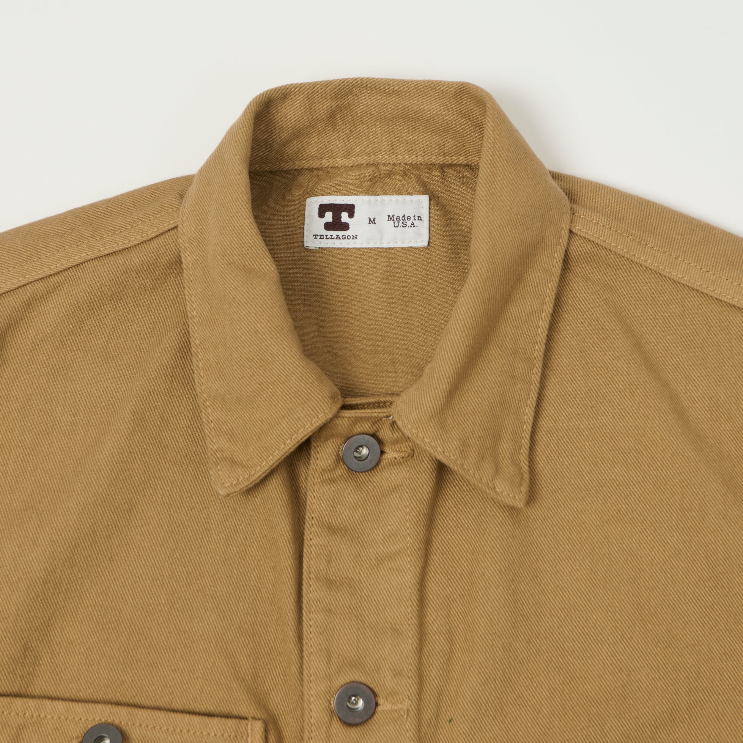 Tellason 13oz Denim Chore Jacket - British Tan