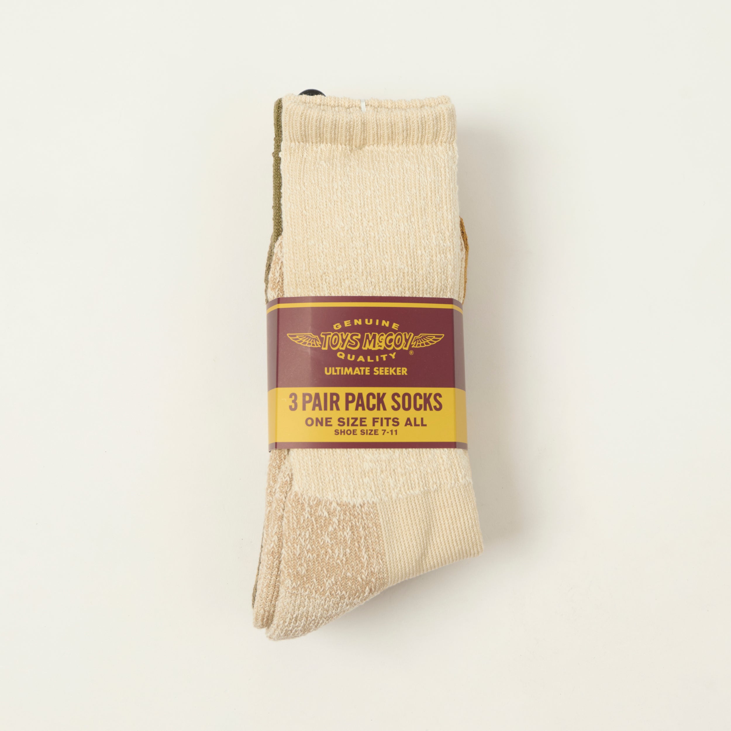 TOYS McCOY 3-Pack Boot Socks - Nature/Olive/Khaki