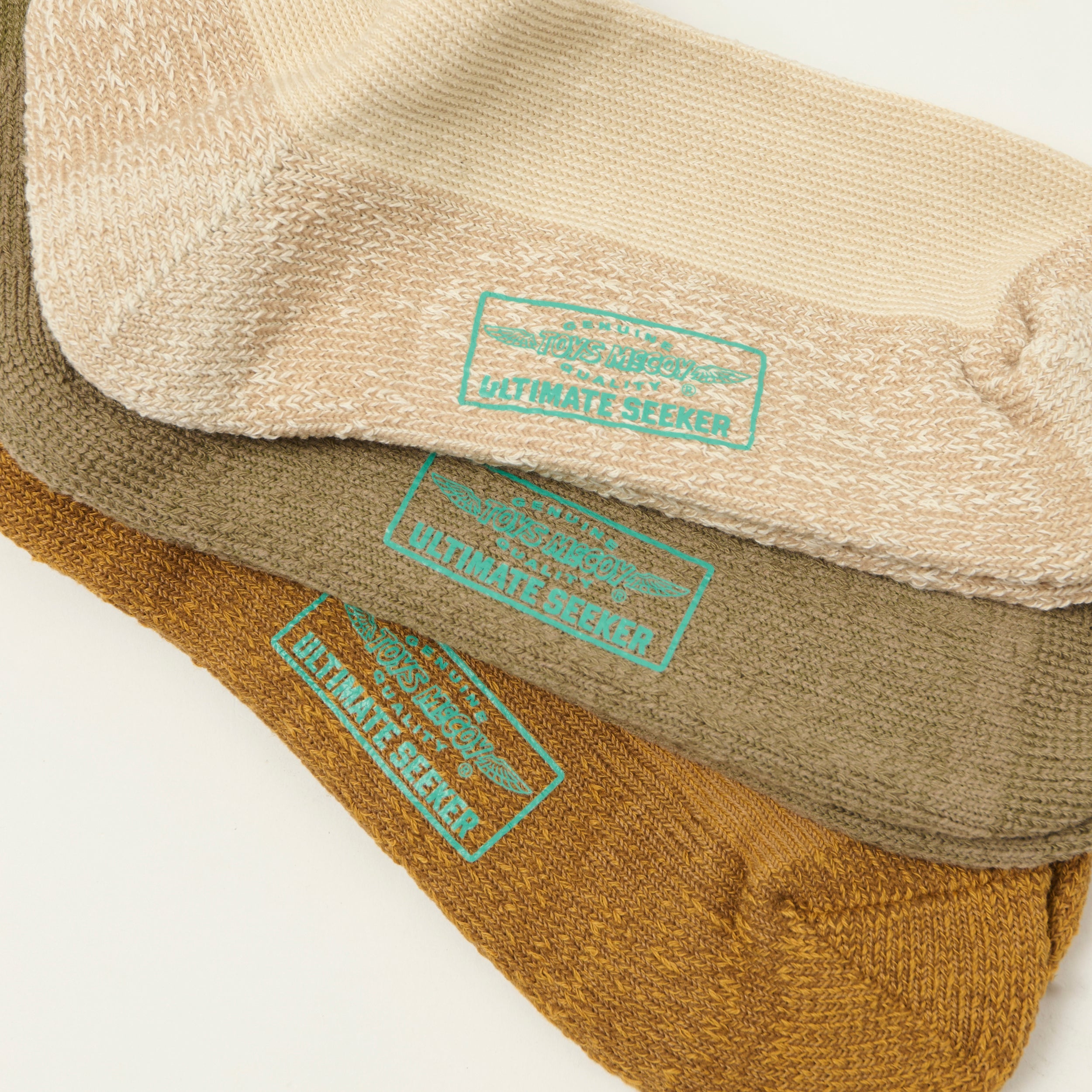 TOYS McCOY 3-Pack Boot Socks - Nature/Olive/Khaki