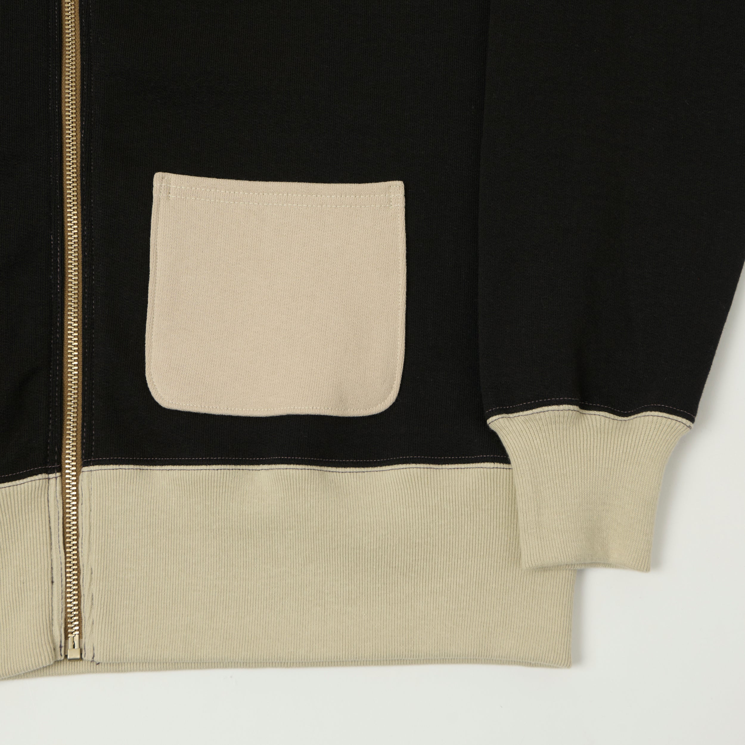 TOYS McCOY 'Felix The Cat/Beck' C-2 Zip Through Sweat - Black/Ivory