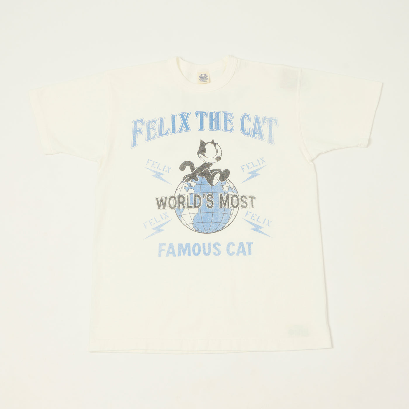 TOYS McCOY Felix The Cat 'World Famous' T-Shirt - Off White